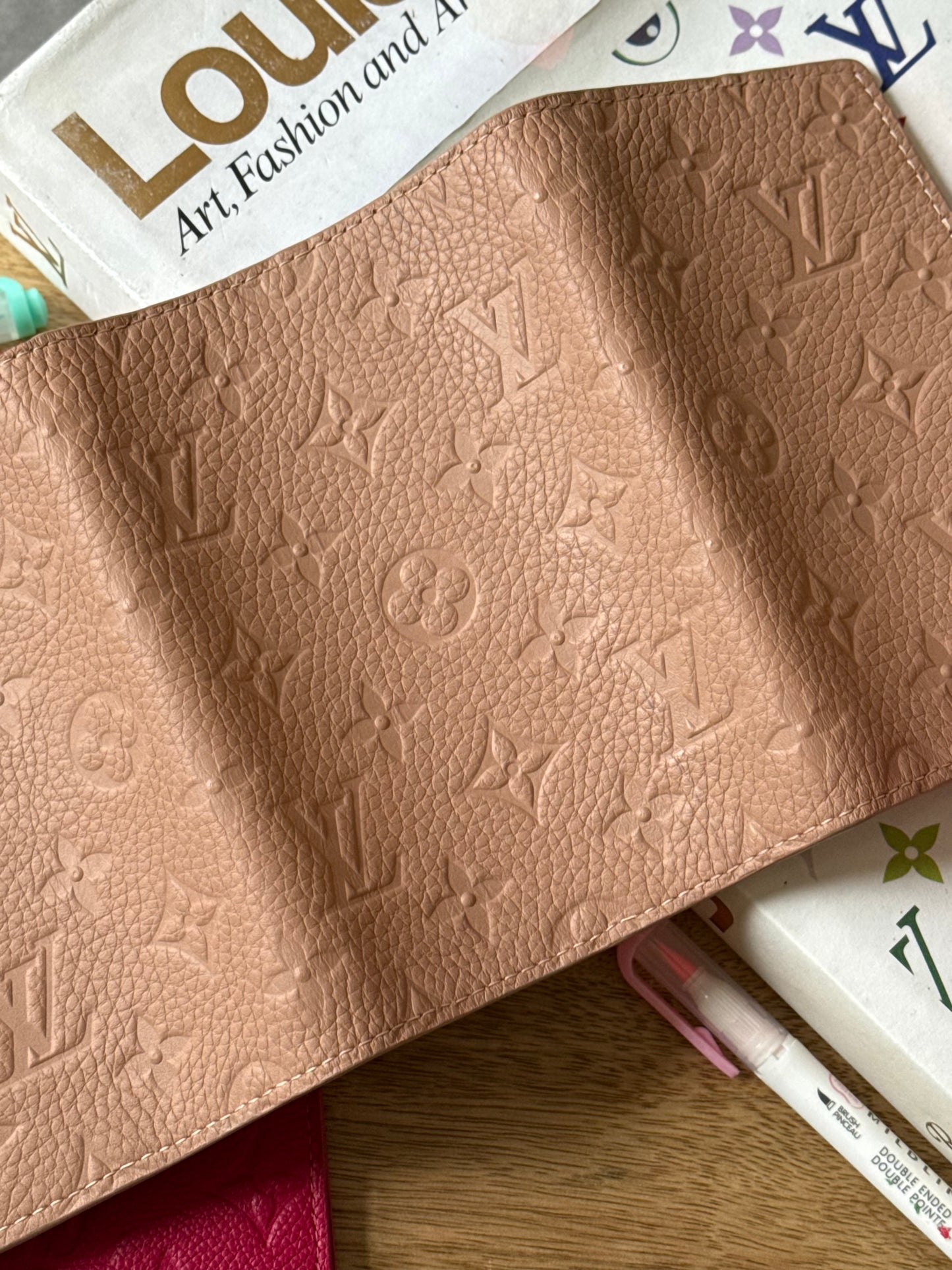 LV Empreinte Rose Notebook Cover Japan Ed.