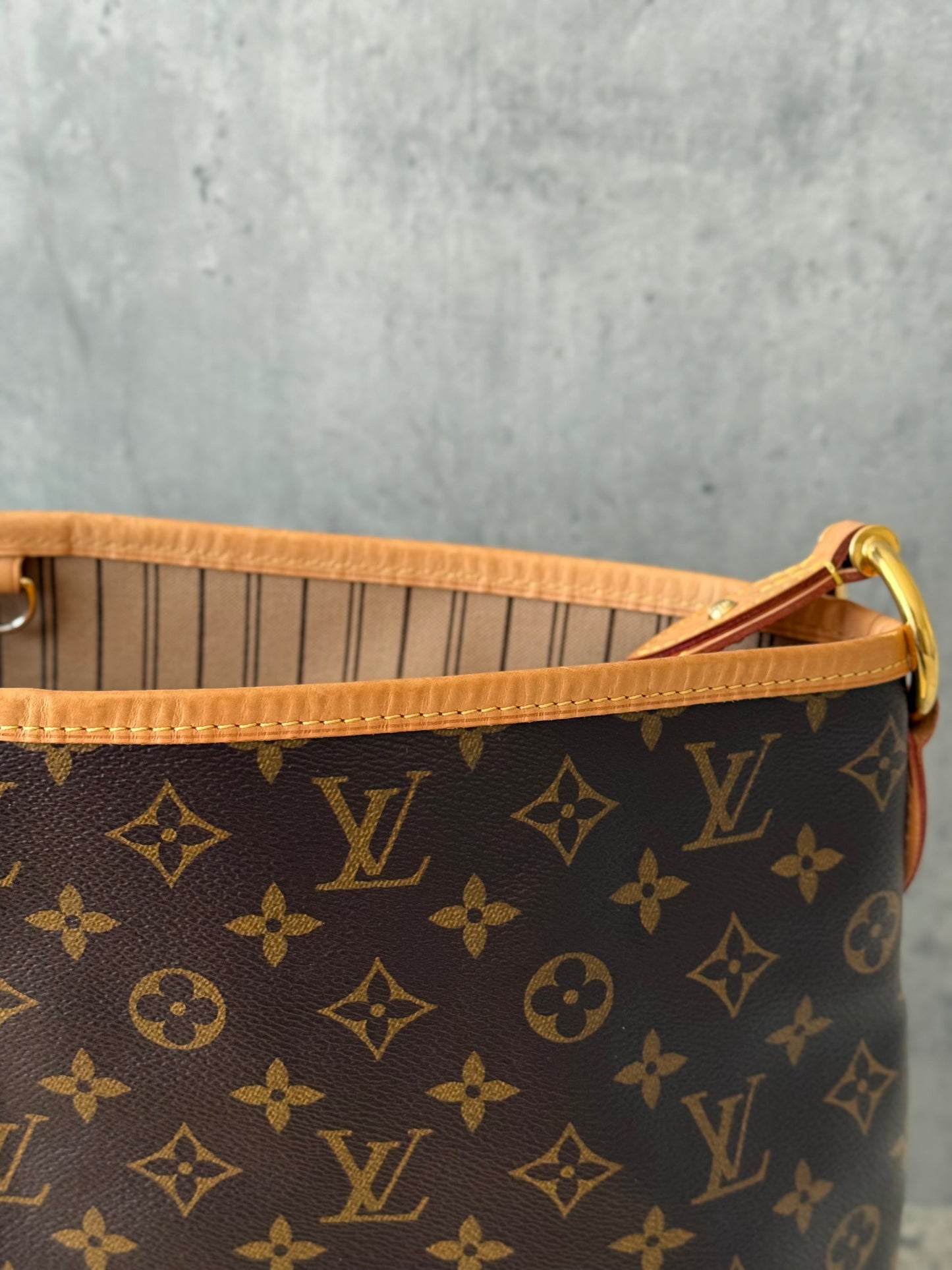 LV Delightful MM Beige