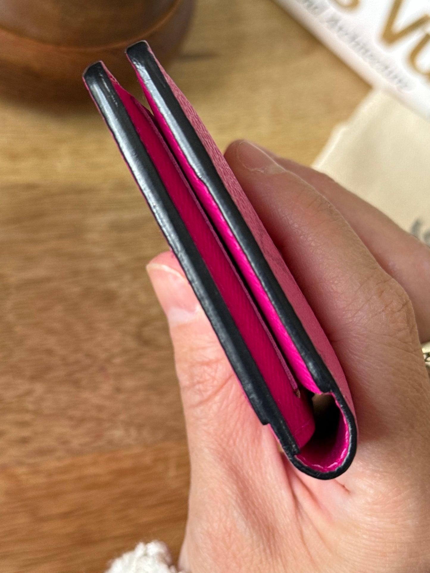 LV Taigarama Fuchsia Pocket Organizer