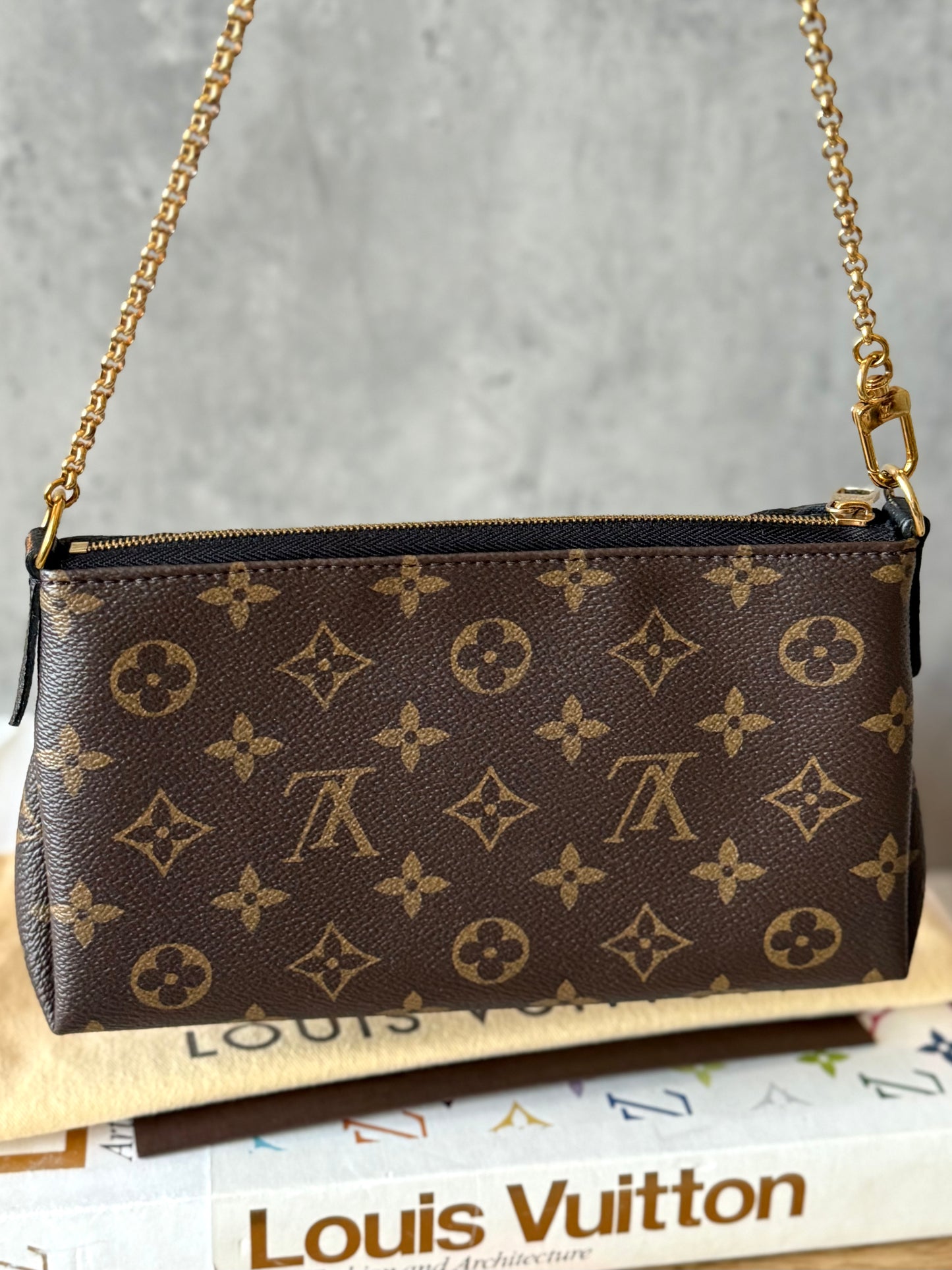 LV Pallas clutch crossbody noir