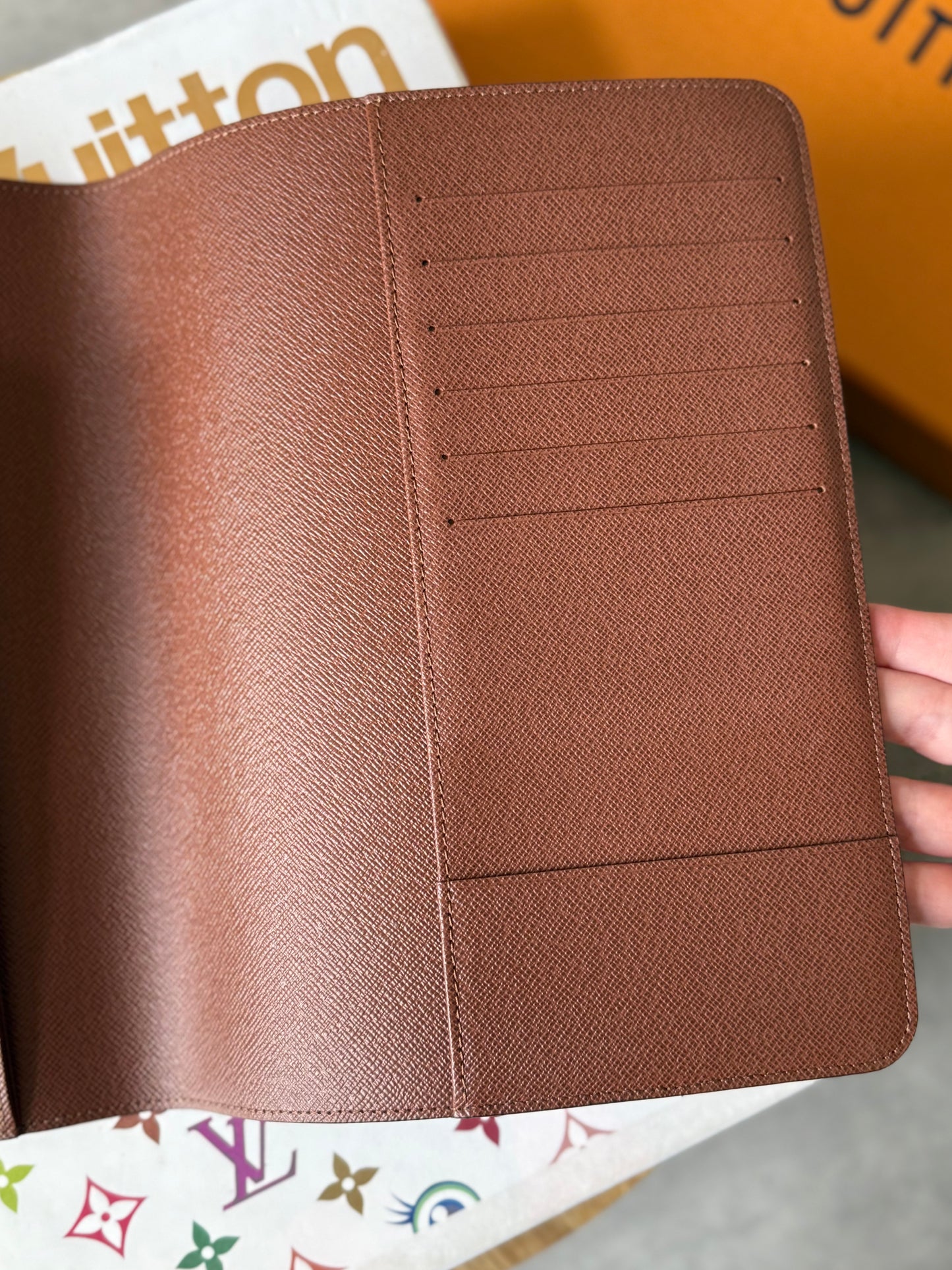 LV Desk Agenda Monogram