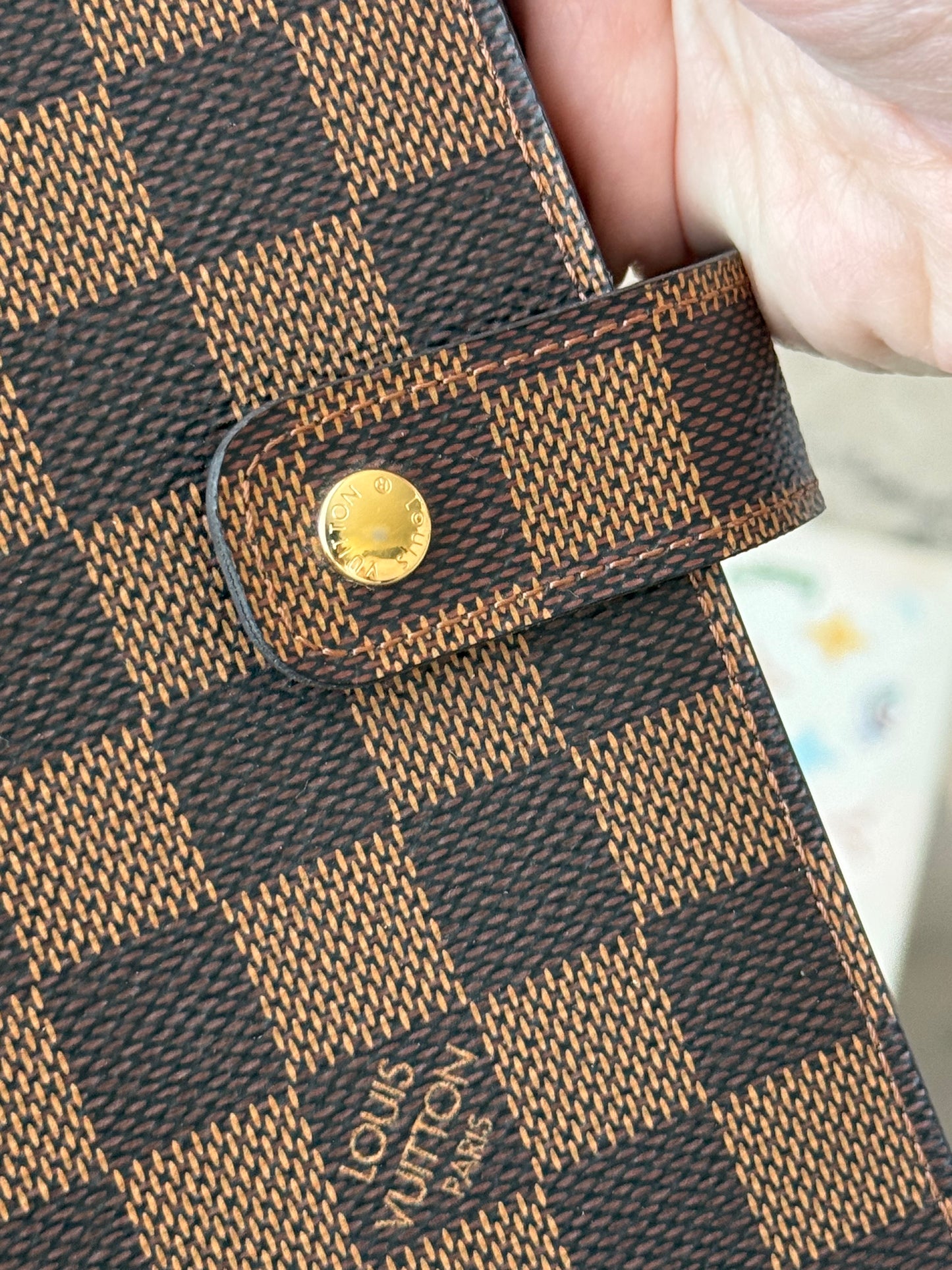 LV Agenda MM Damier Ebene