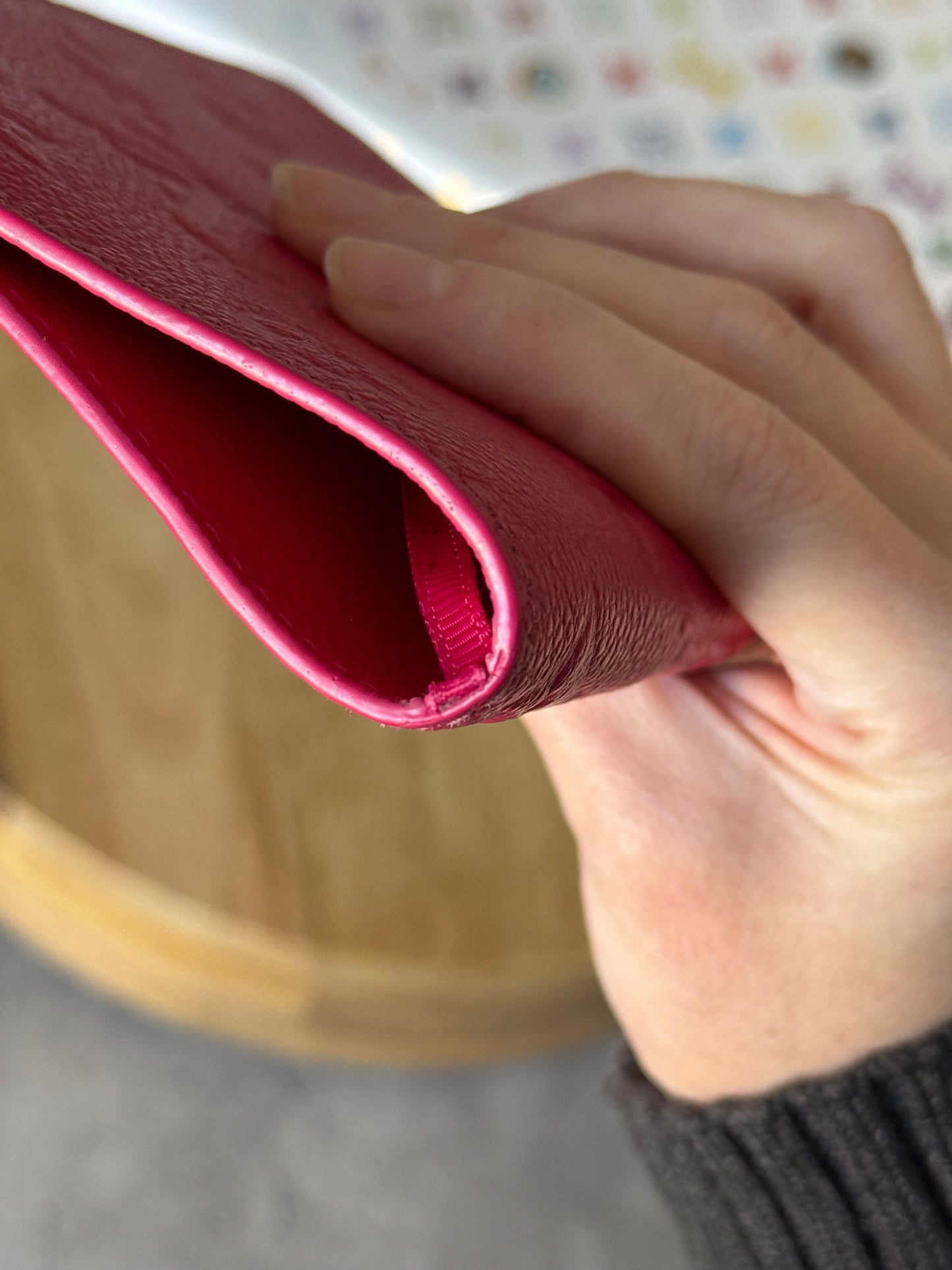 Clemence Notebook Cover Fuchsia