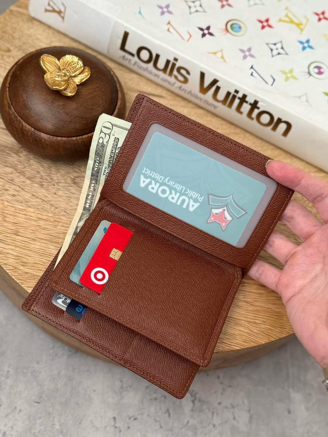 LV Trifold monogram wallet