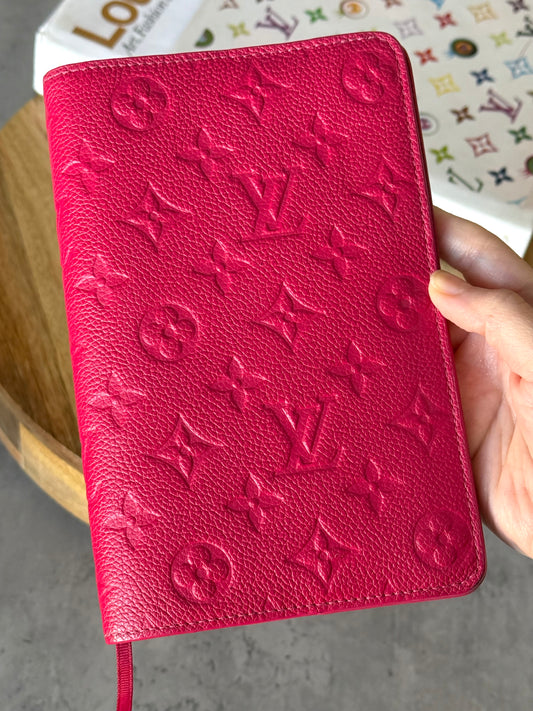 Clemence Notebook Cover Fuchsia
