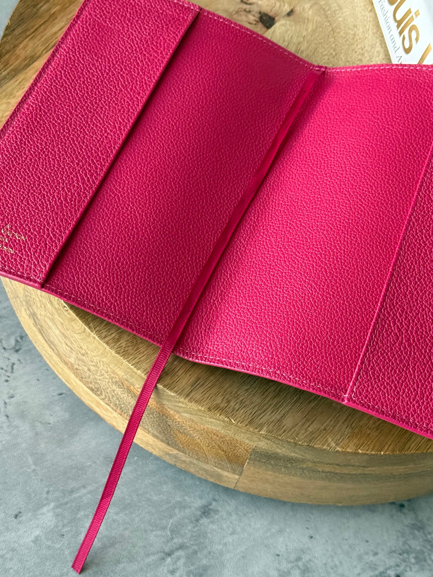 Clemence Notebook Cover Fuchsia