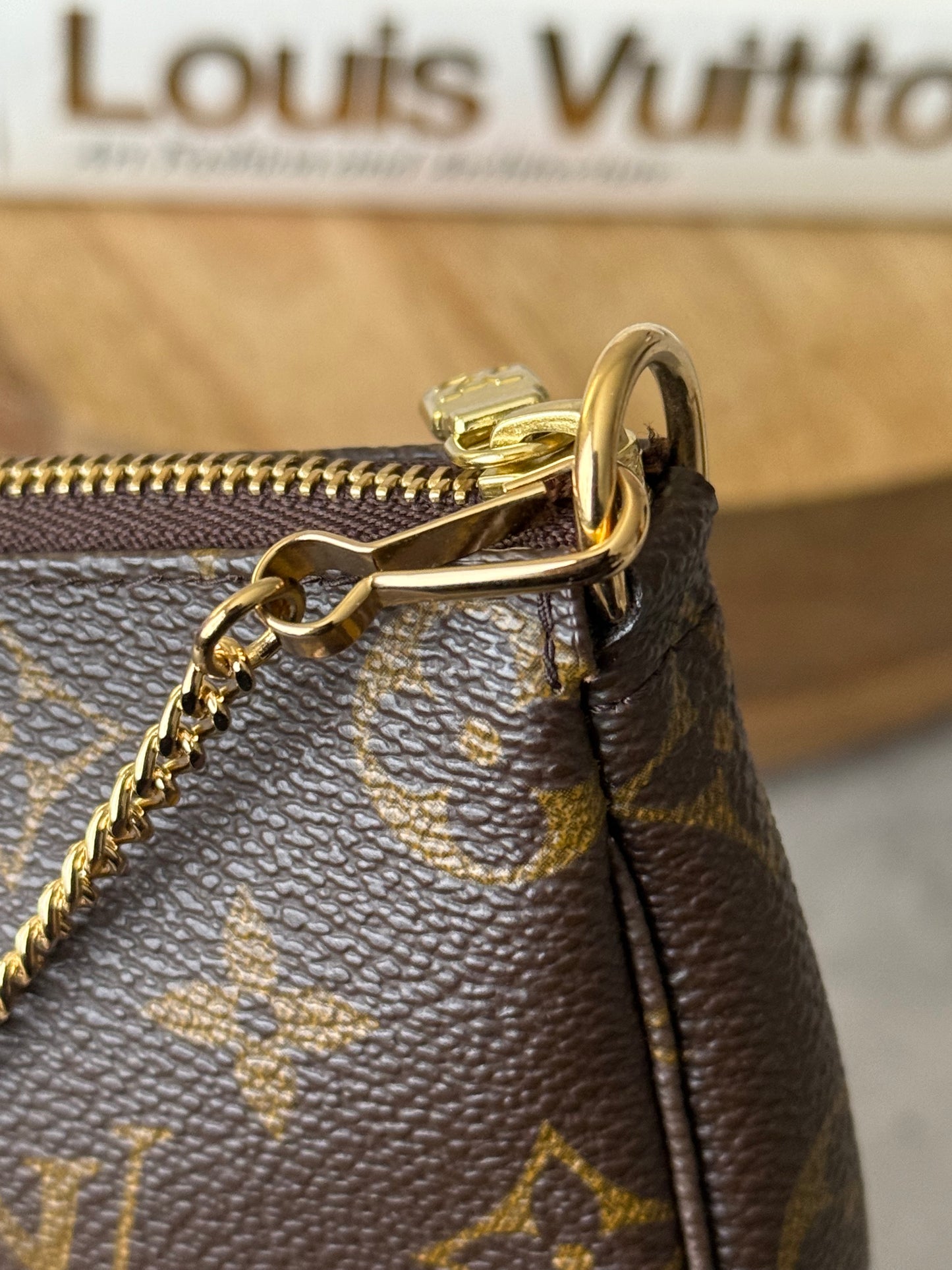 LV Bucket Pochette Monogram
