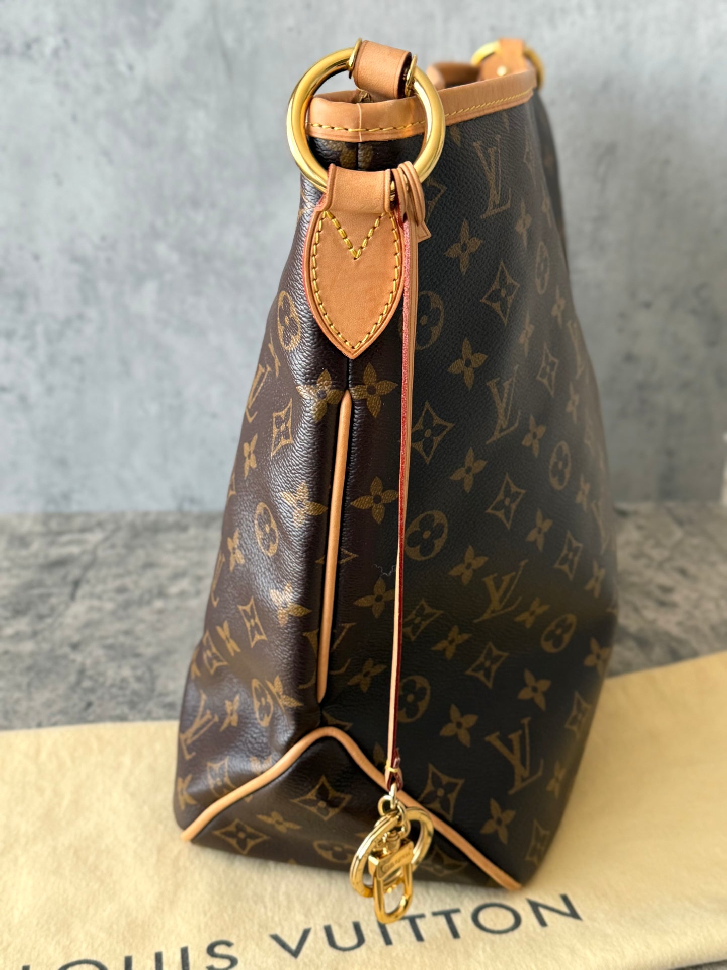LV Delightful MM Beige