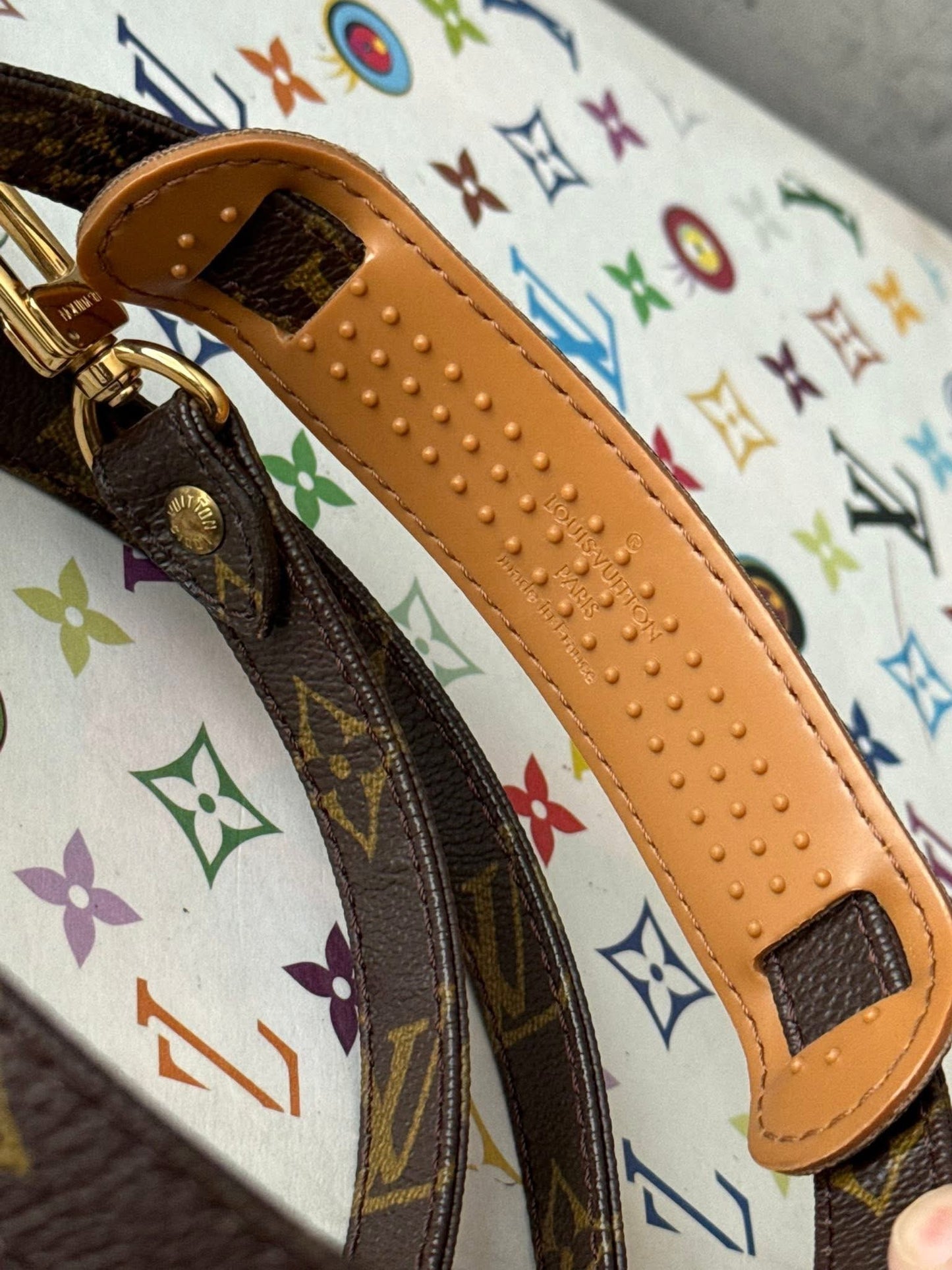 LV Monogram crossbody strap