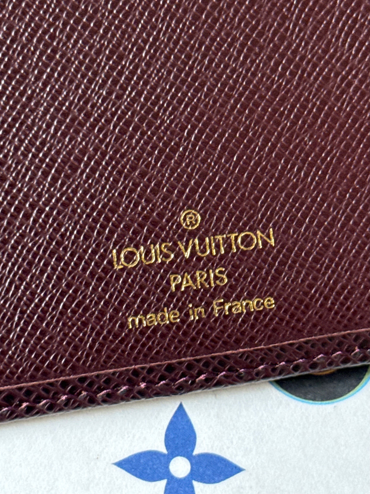 LV Desk Agenda Taiga Mahogany