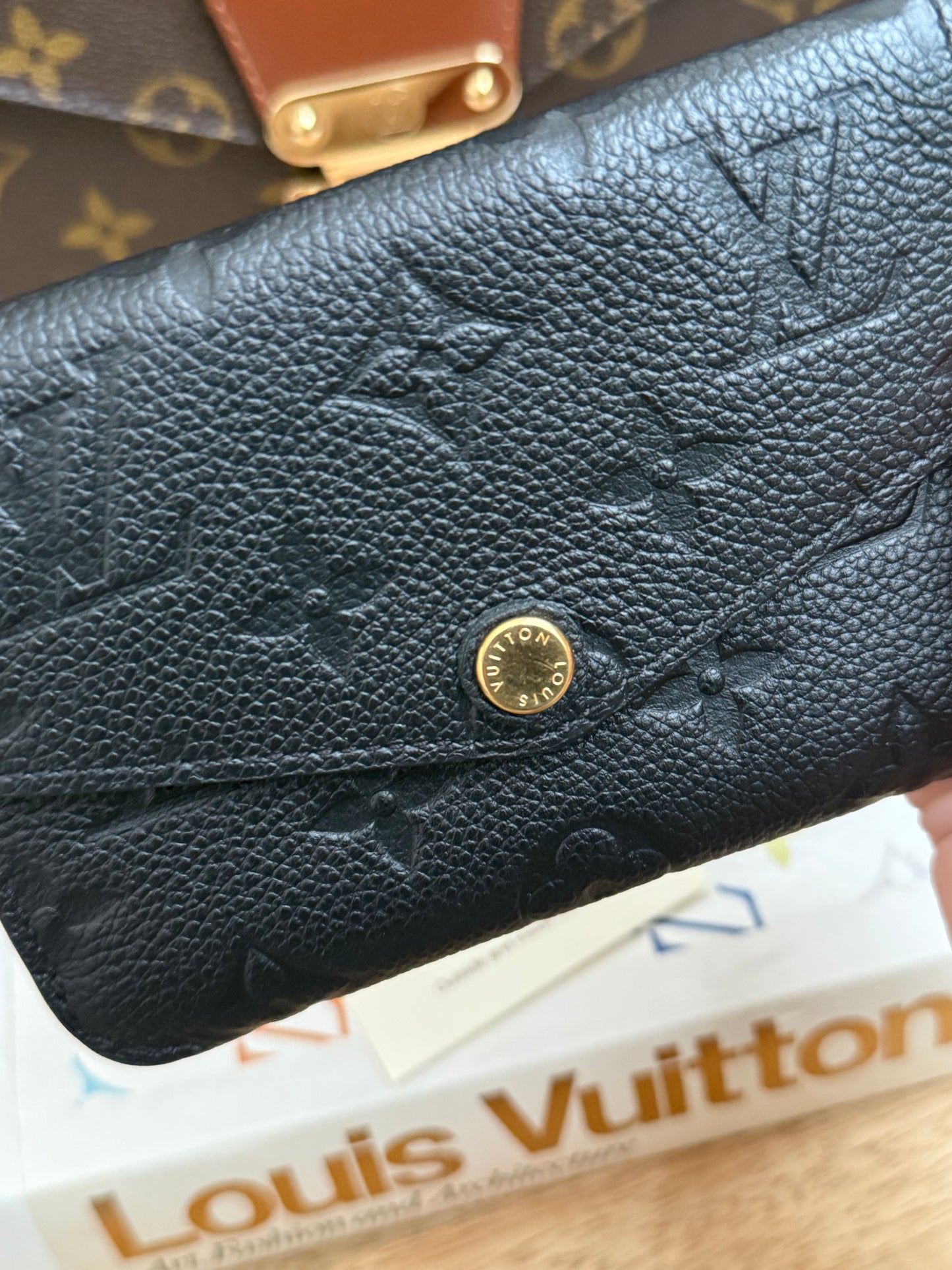 LV Empreinte Key Pouch Noir
