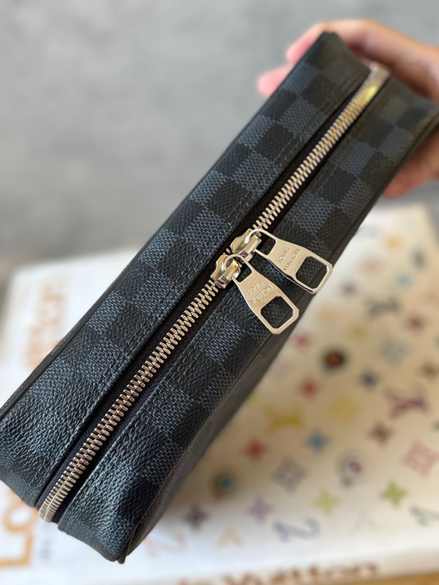 LV Toile GM Graphite Colbalt