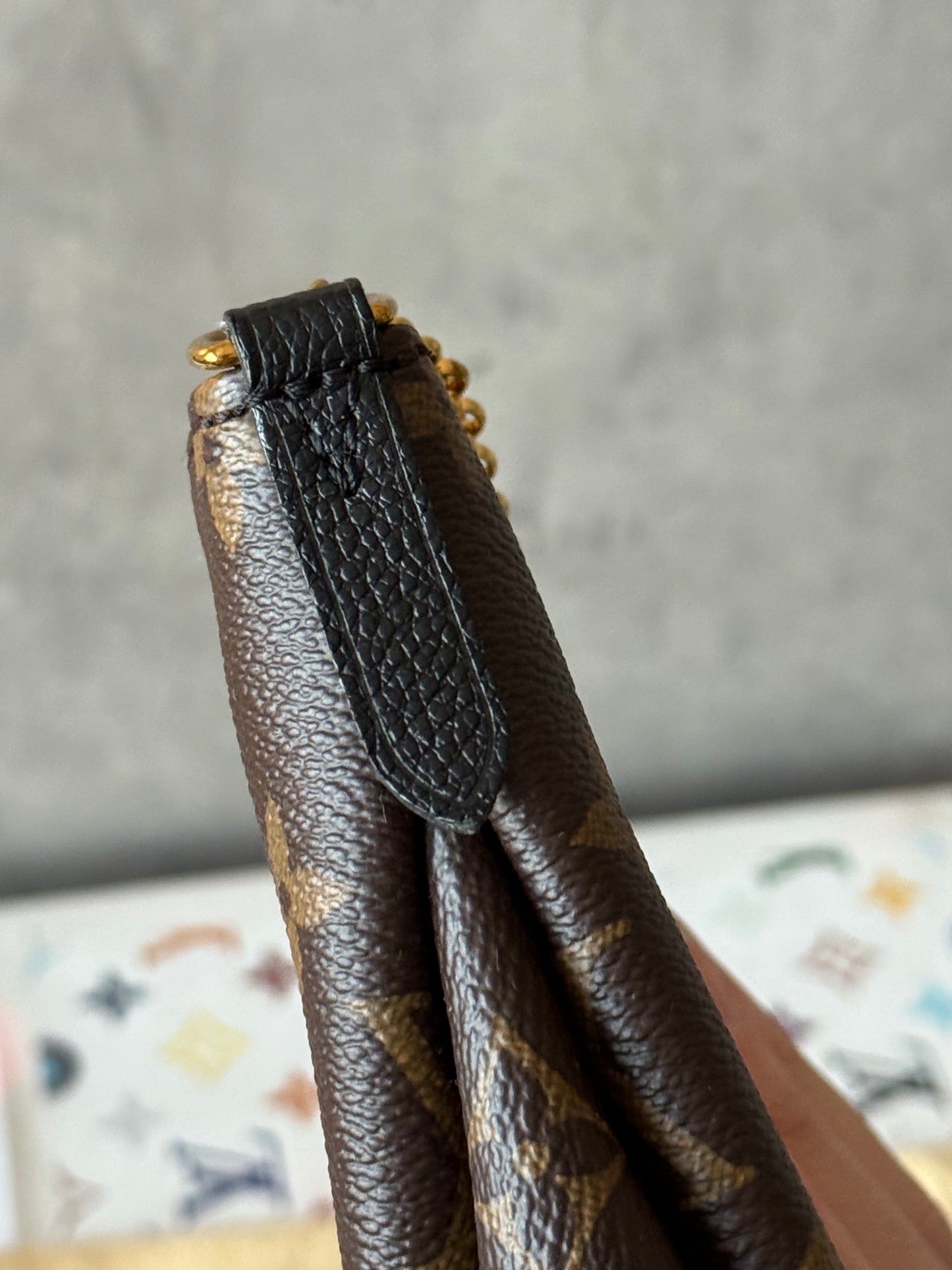 LV Pallas clutch crossbody noir