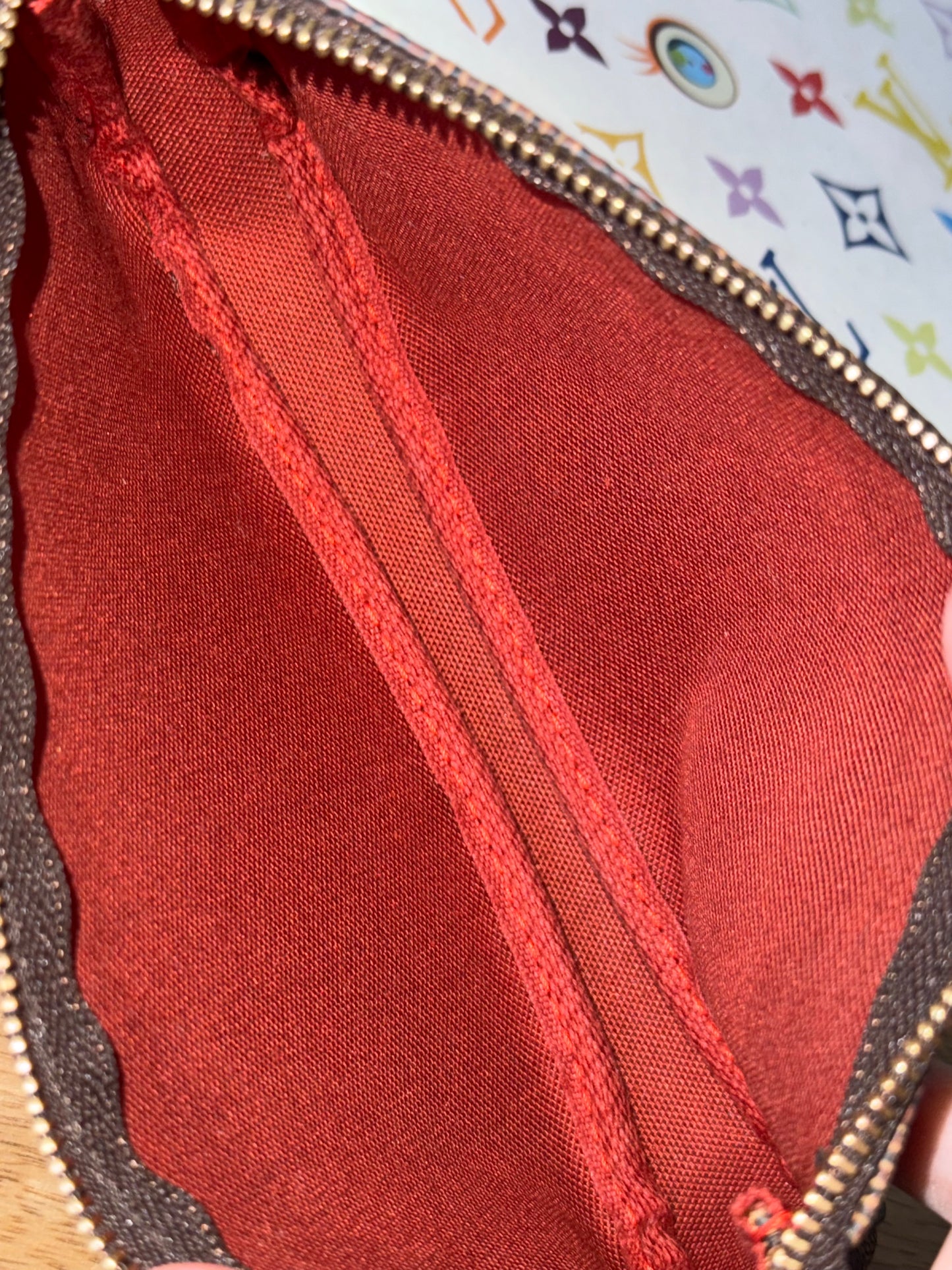 LV Bucket Pochette Damier Ebene
