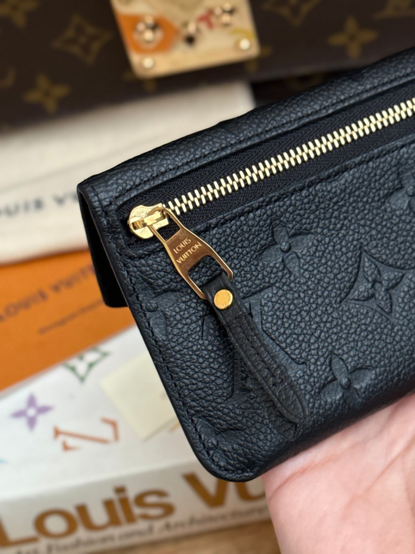 LV Empreinte Key Pouch Noir
