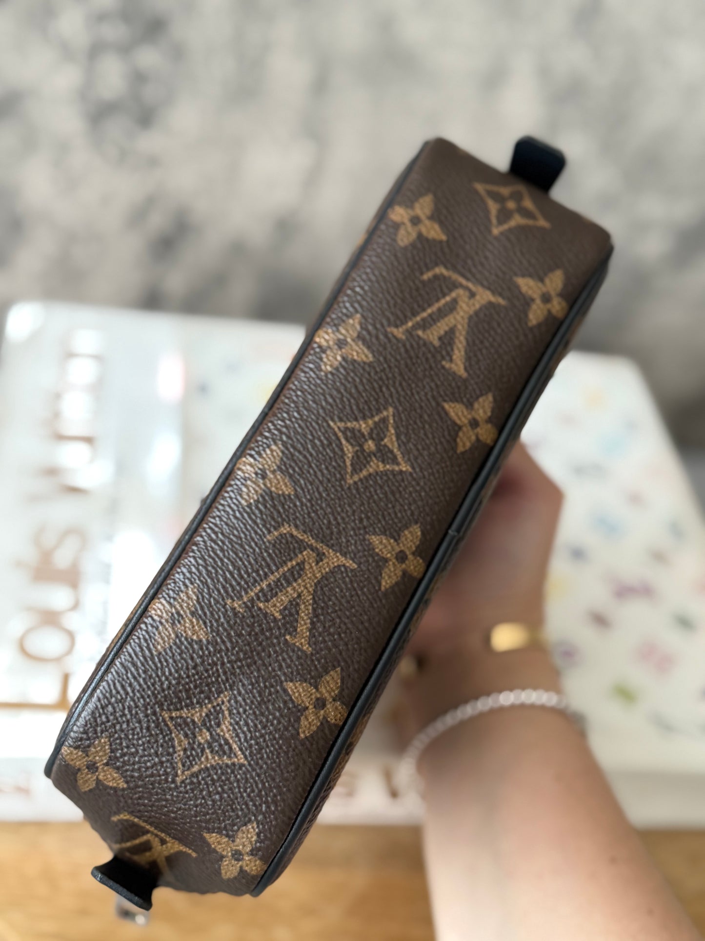 LV Macassar Toilet PM Pouch