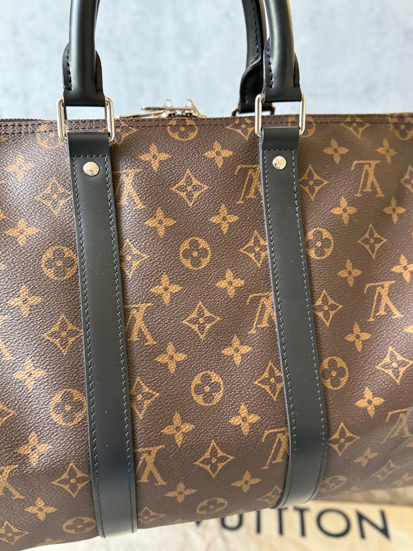 Louis Vuitton Keepall Bandouliere 45 Macassar