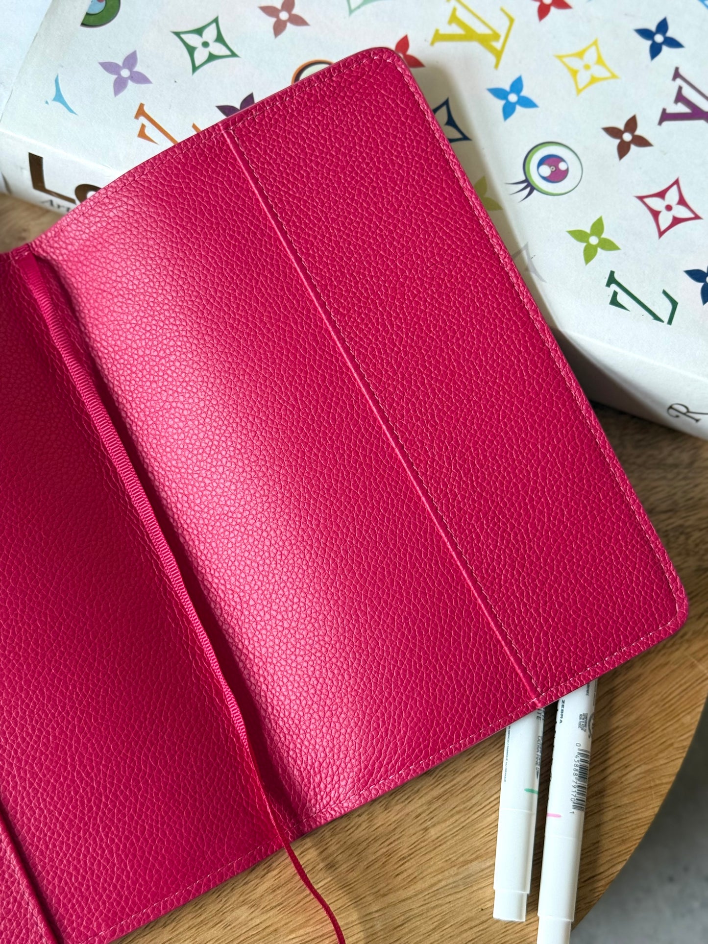 LV Fuchsia Clemence Notebook