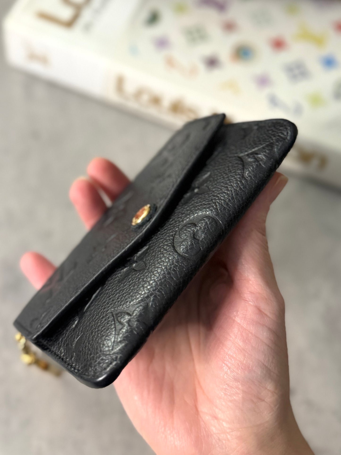 LV Empreinte Noir Key Pouch