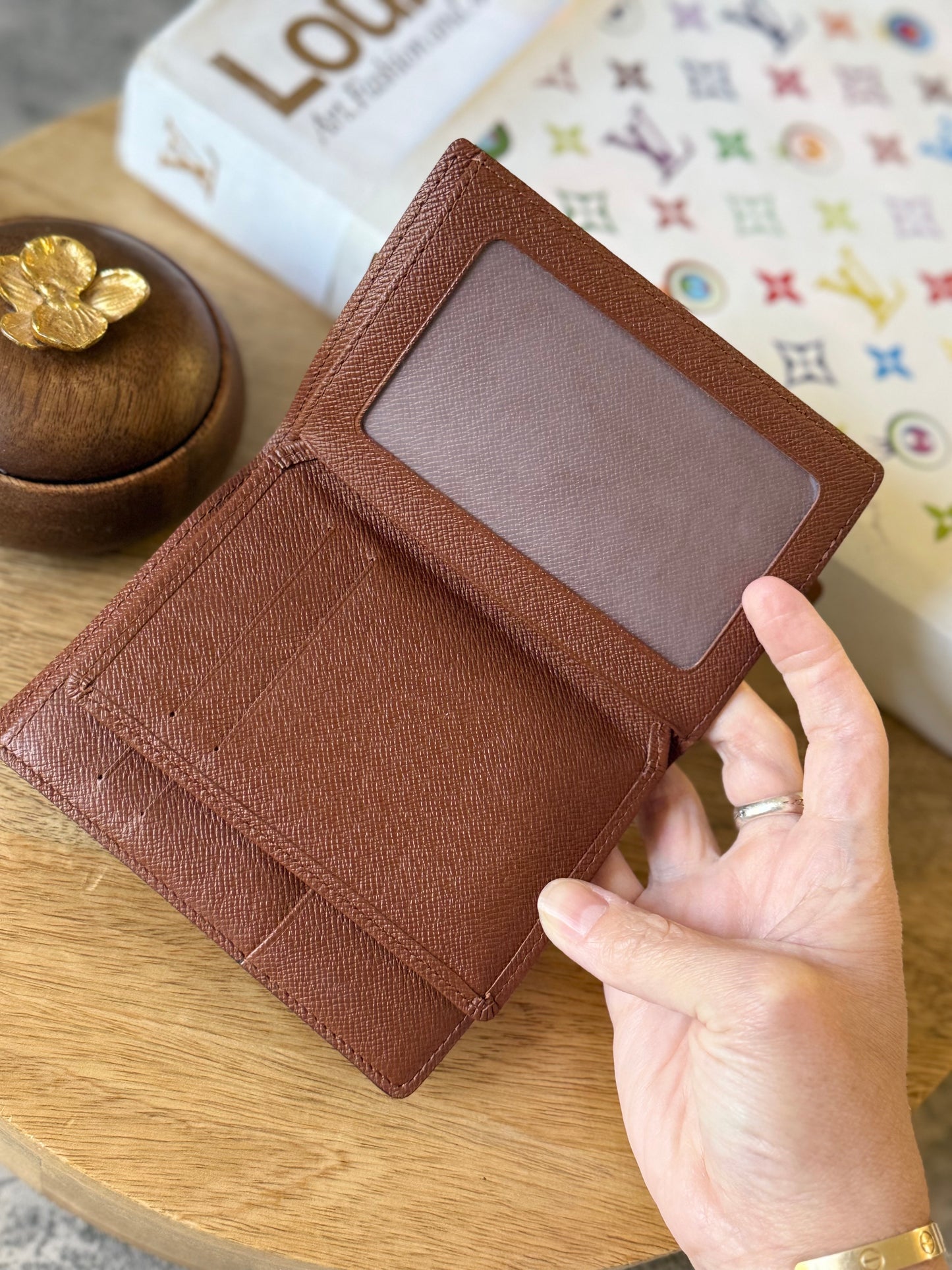 LV Trifold monogram wallet