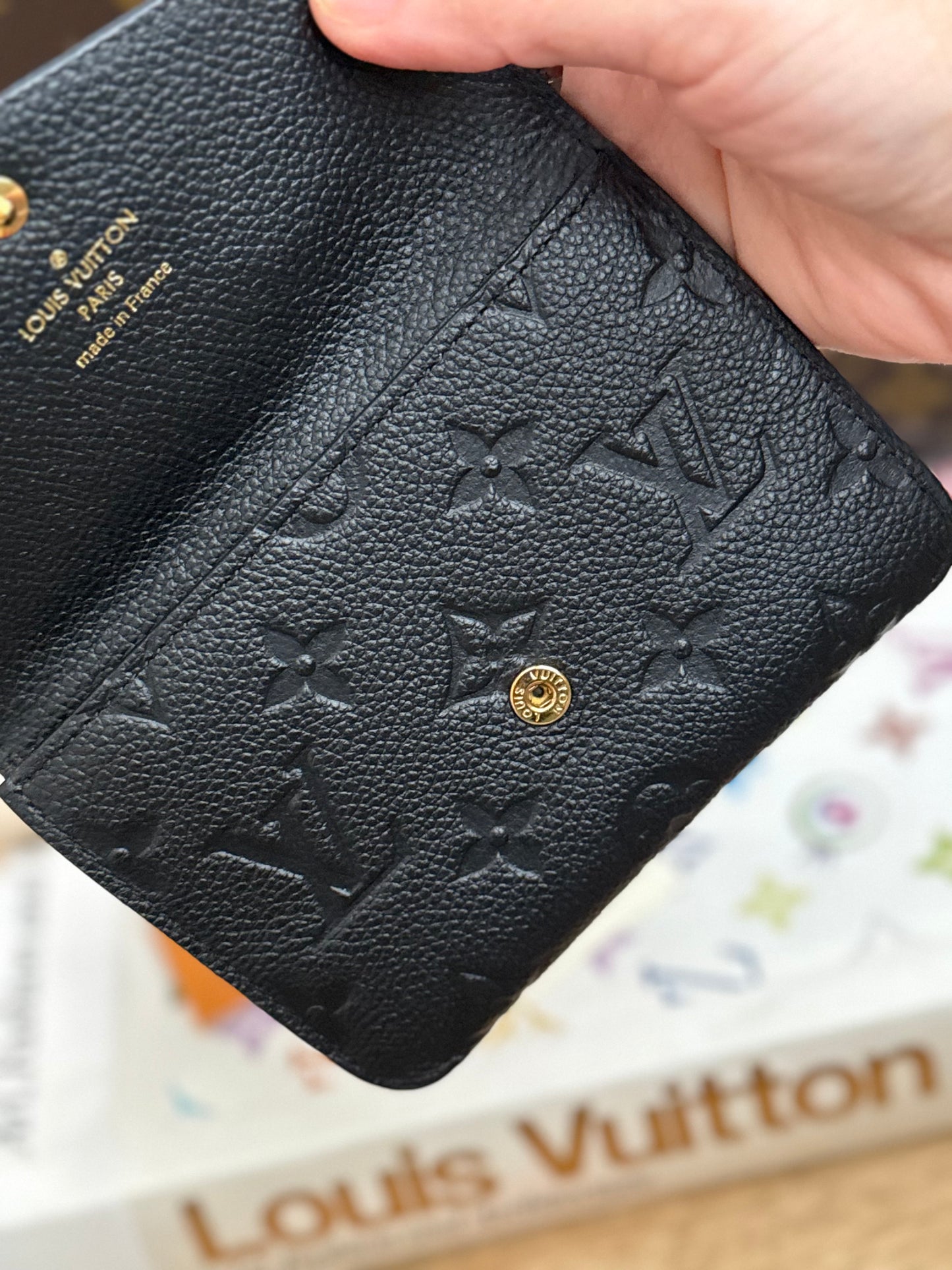 LV Empreinte Key Pouch Noir