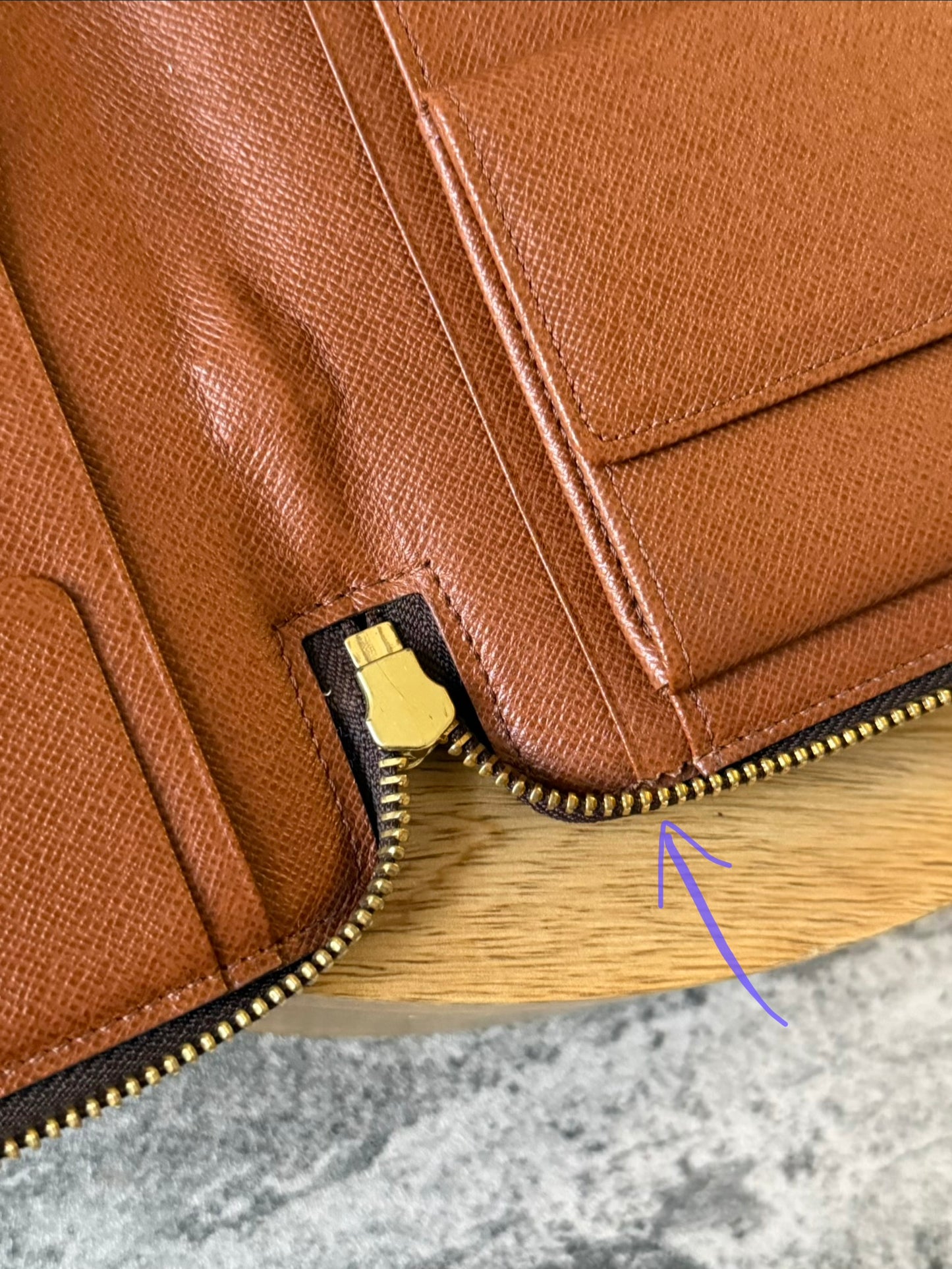 LV Travel Organizer Wallet
