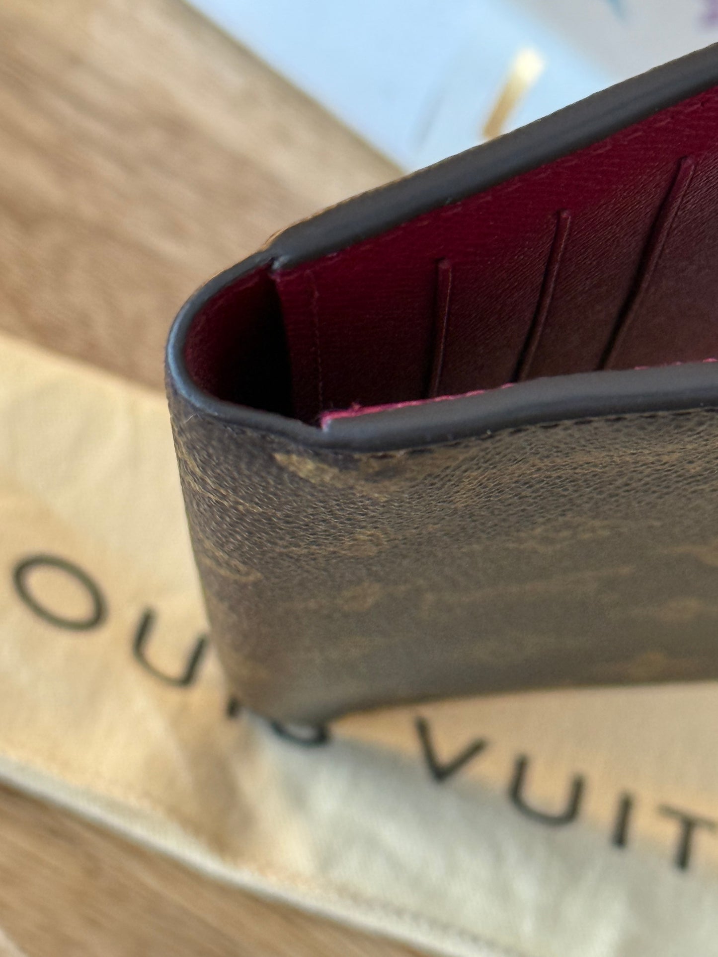 LV Adele Wallet in Fuchsia