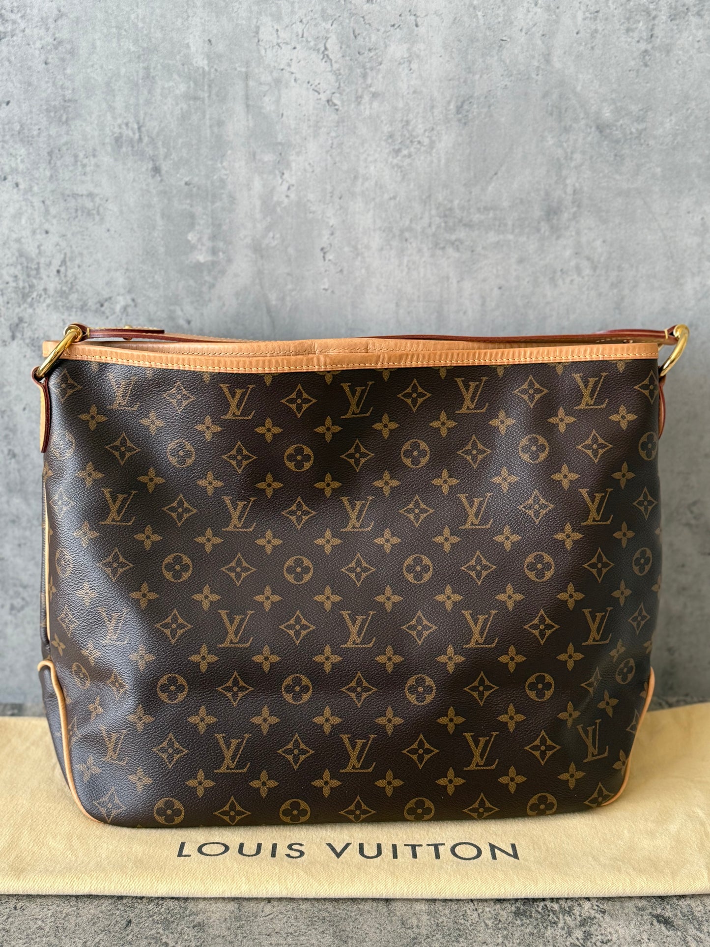 LV Delightful MM Beige