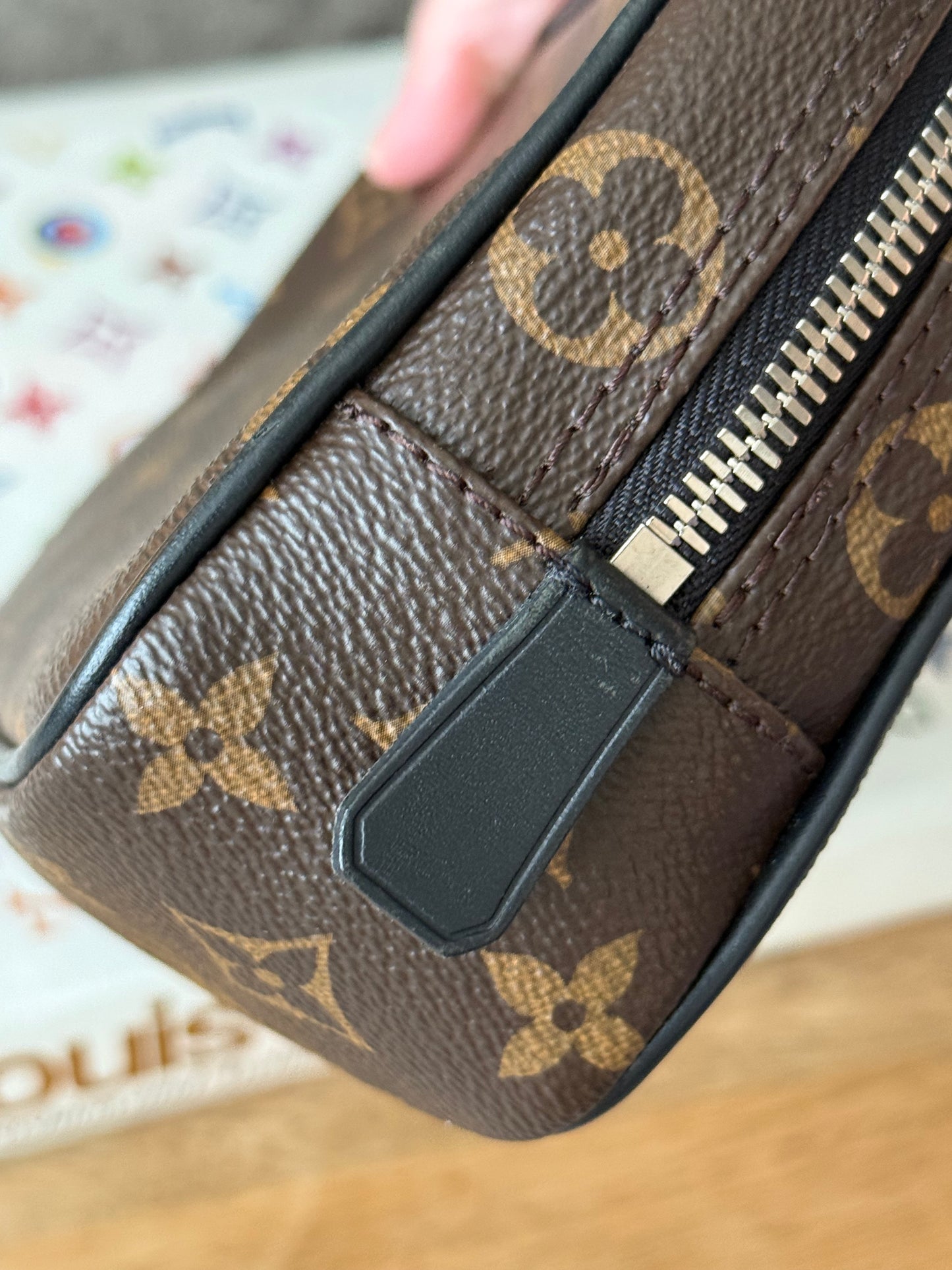 LV Macassar Toilet PM Pouch