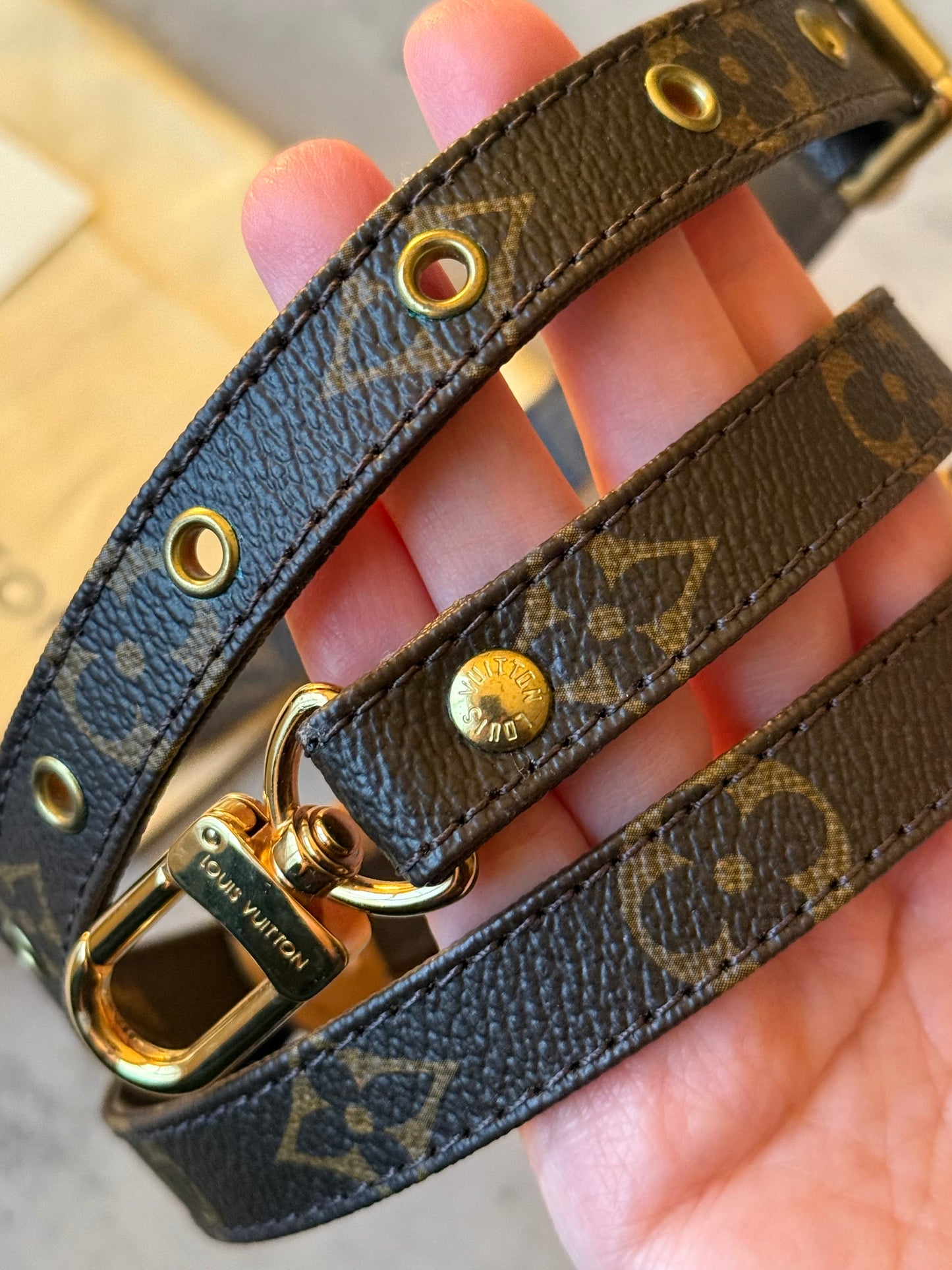 16 MM Adjustable Monogram Strap
