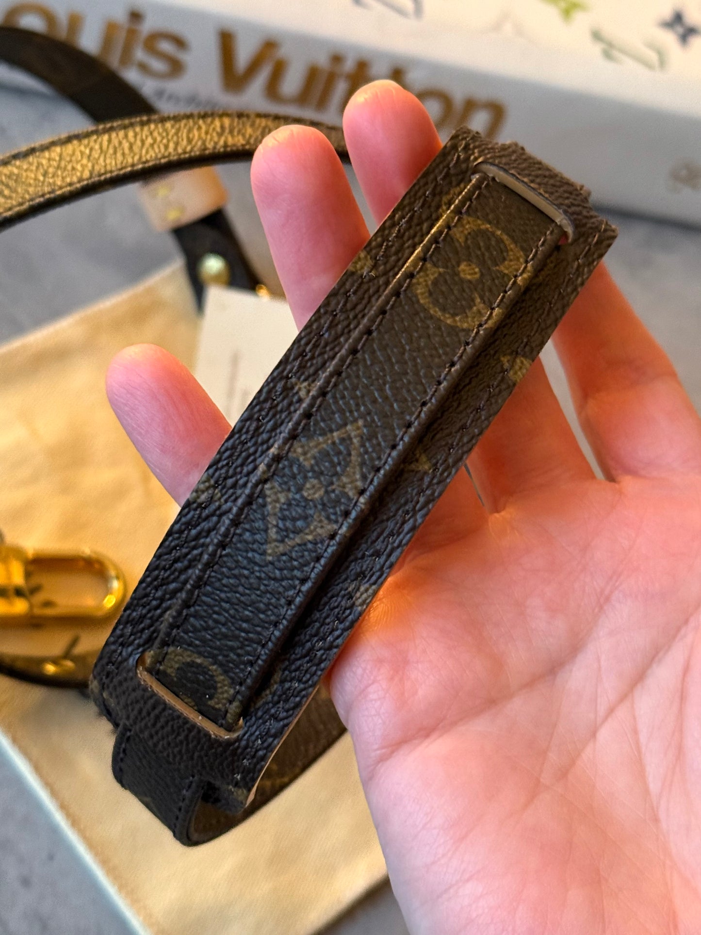 16 MM Adjustable Monogram Strap