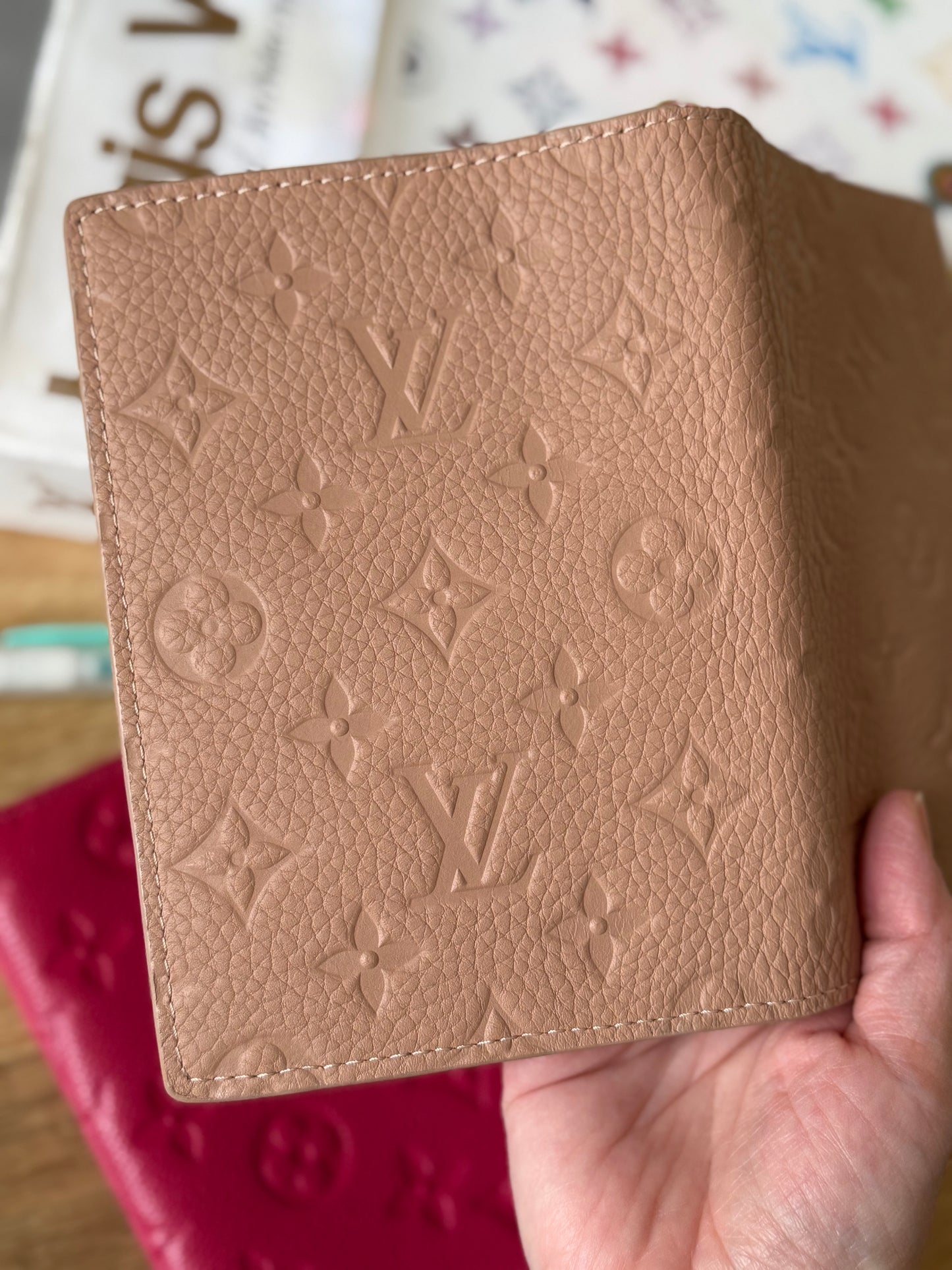 LV Empreinte Rose Notebook Cover Japan Ed.