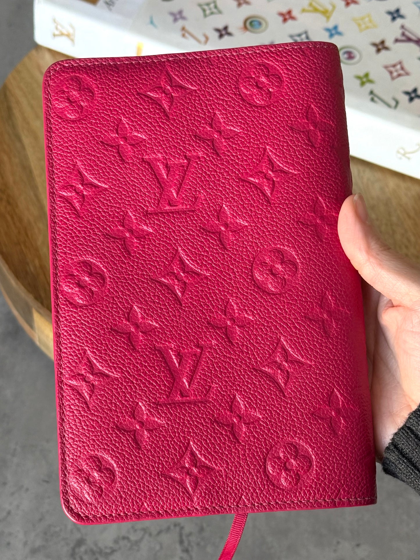 Clemence Notebook Cover Fuchsia