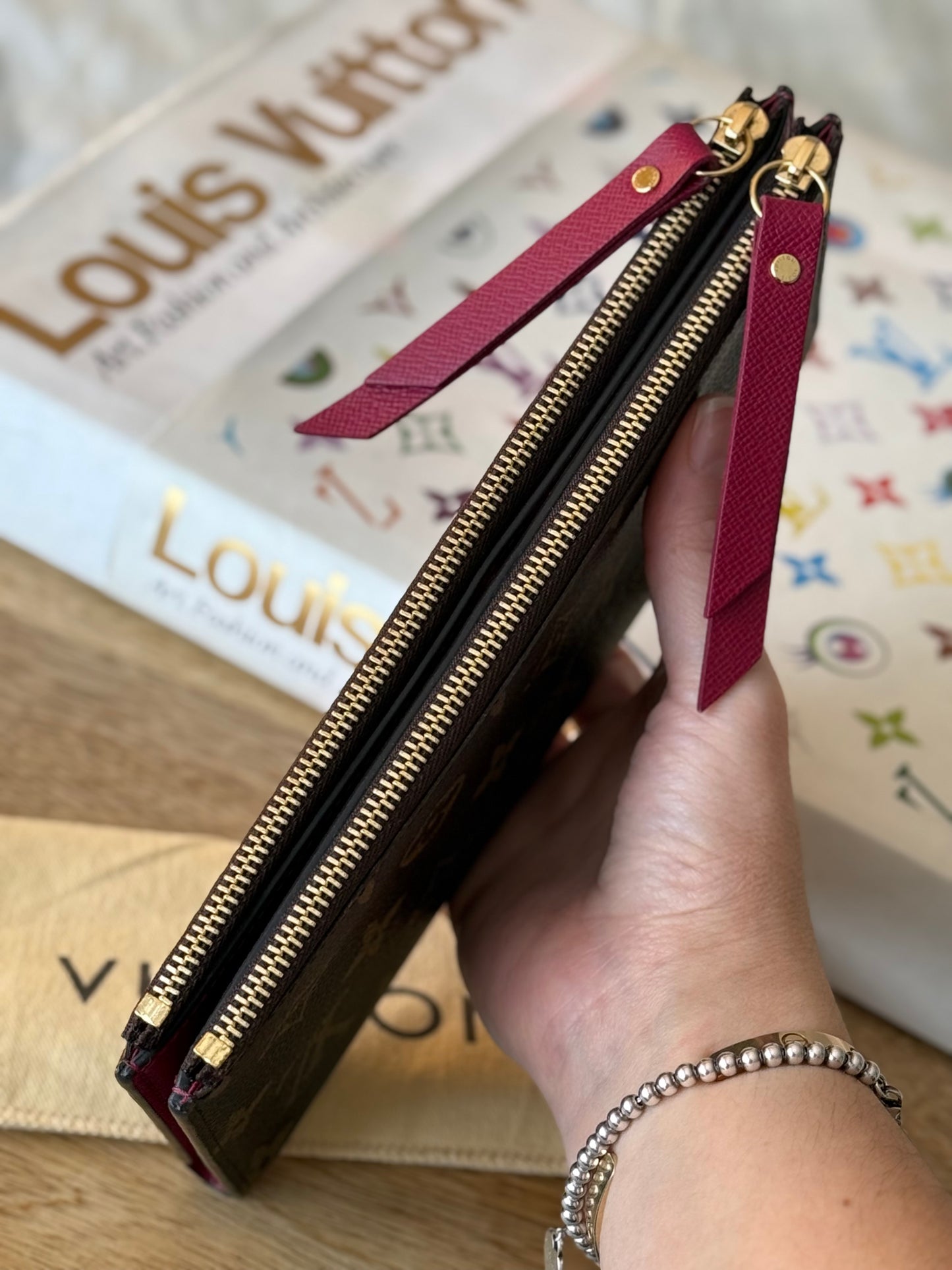 LV Adele Wallet in Fuchsia