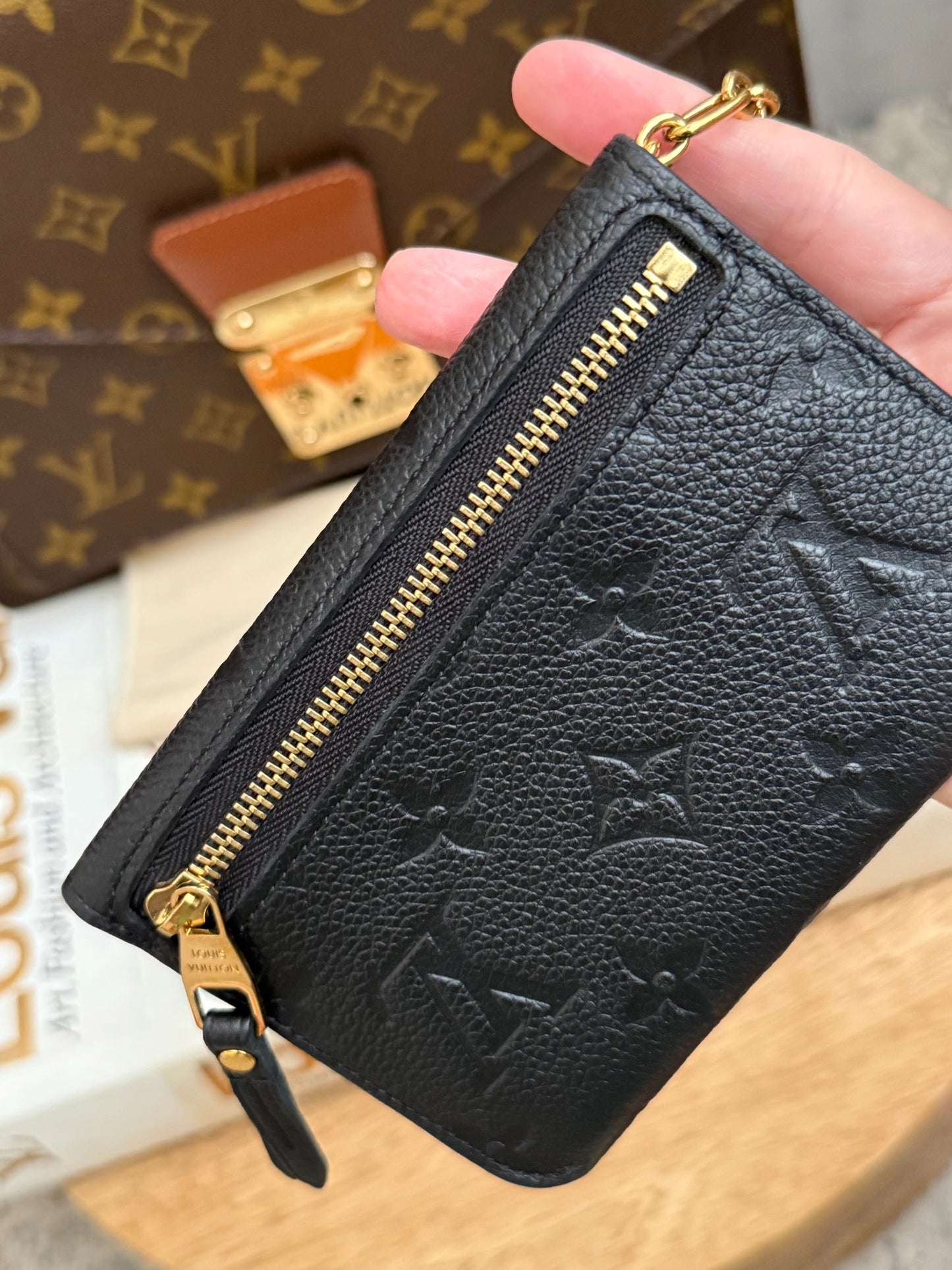 LV Empreinte Key Pouch Noir