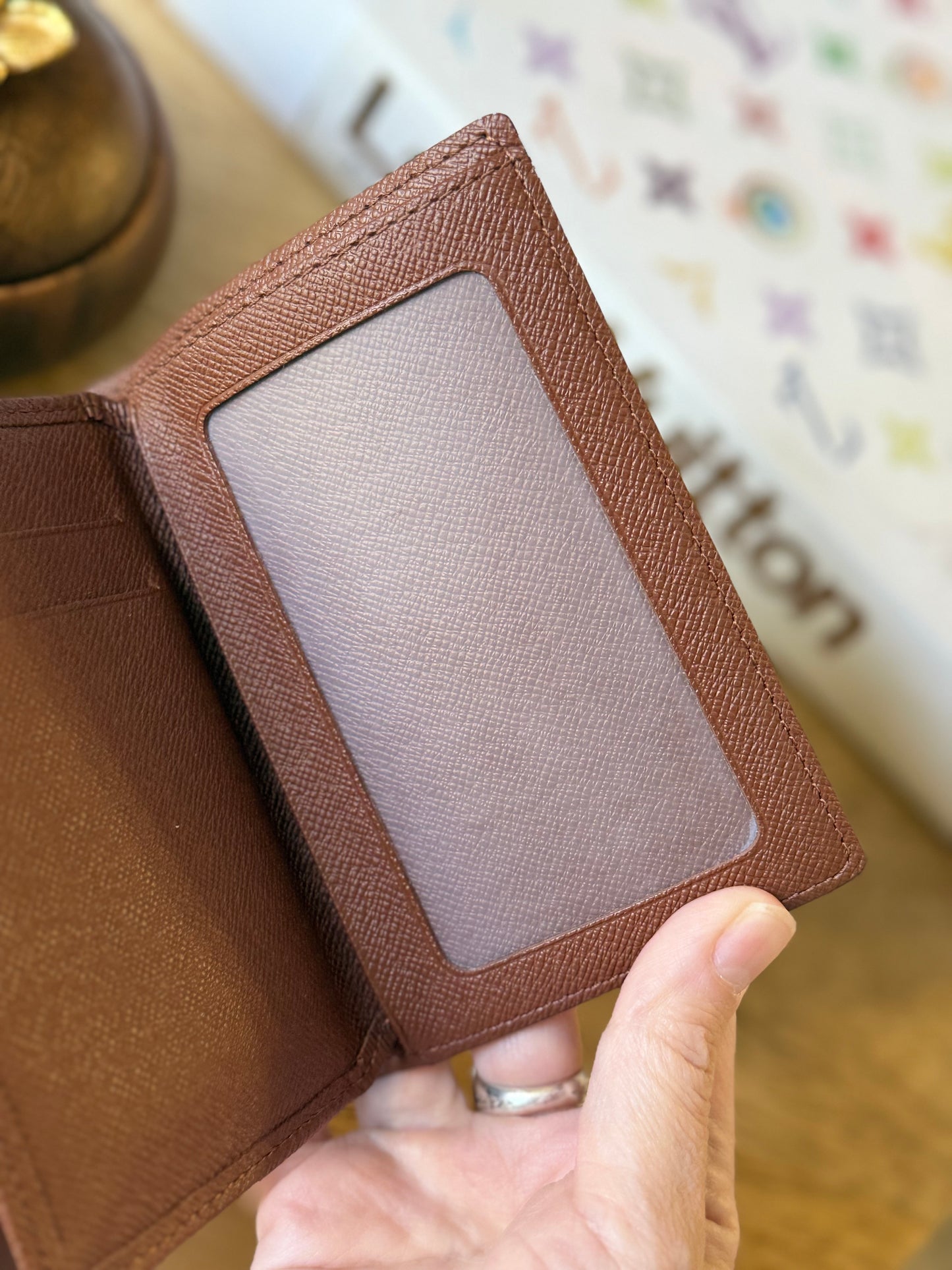 LV Trifold monogram wallet