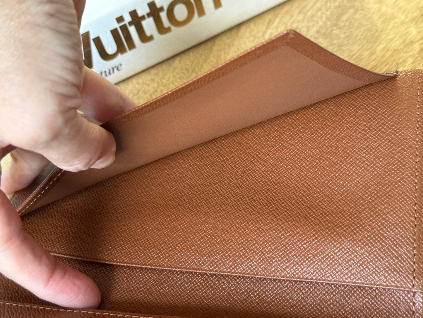 LV Bifold Checkbook Wallet
