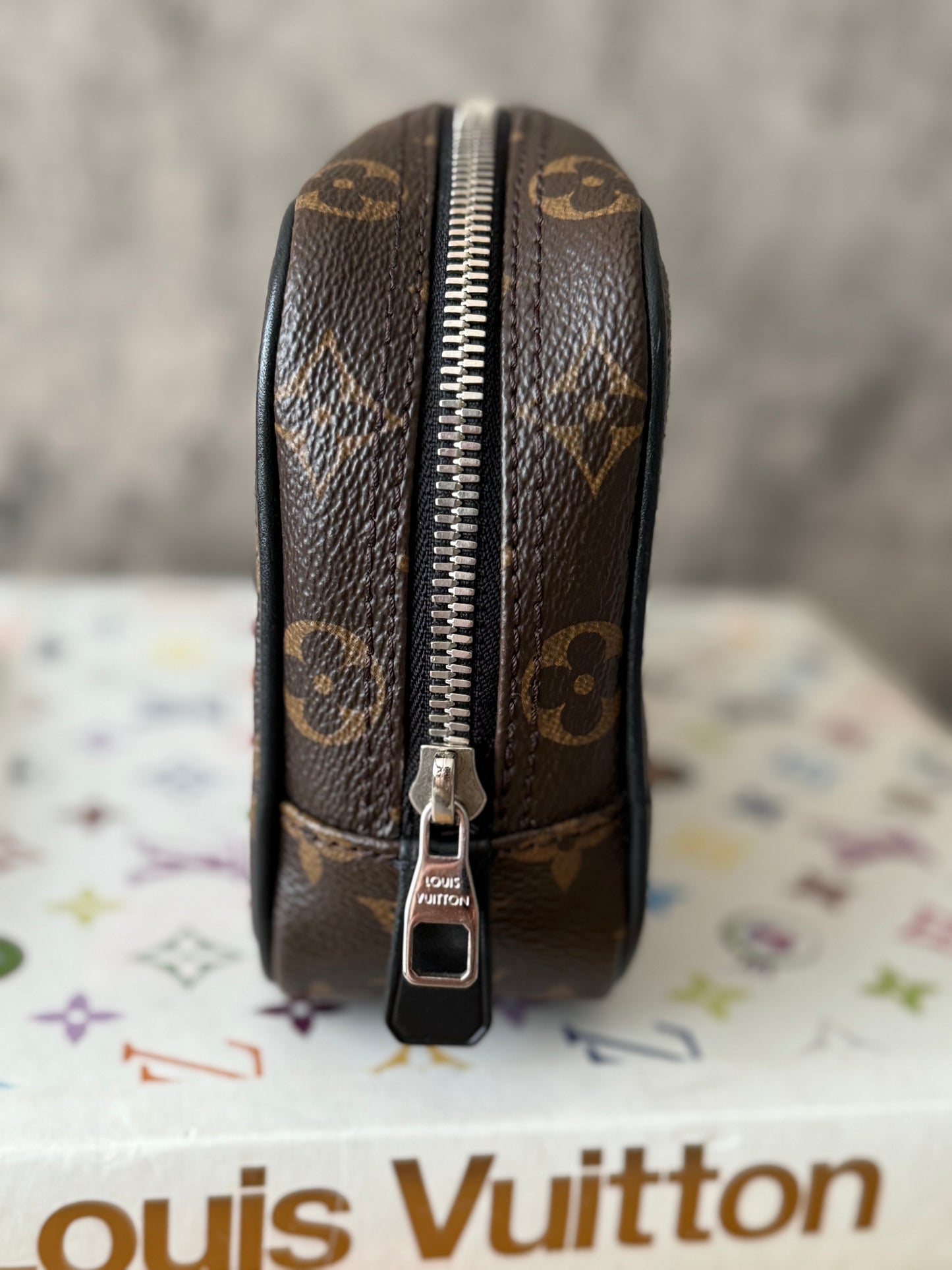 LV Macassar Toilet PM Pouch