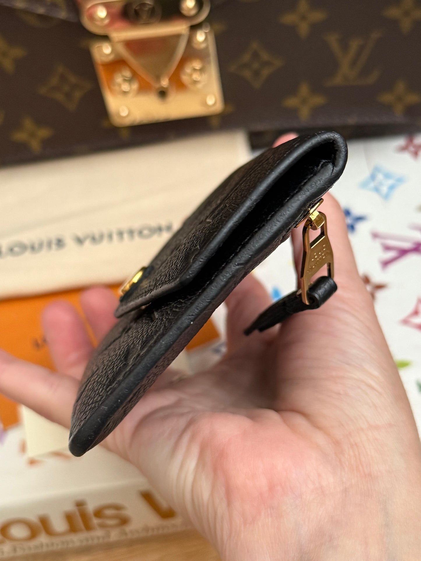 LV Empreinte Key Pouch Noir