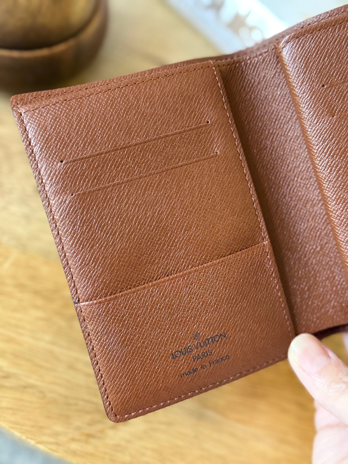 LV Trifold monogram wallet