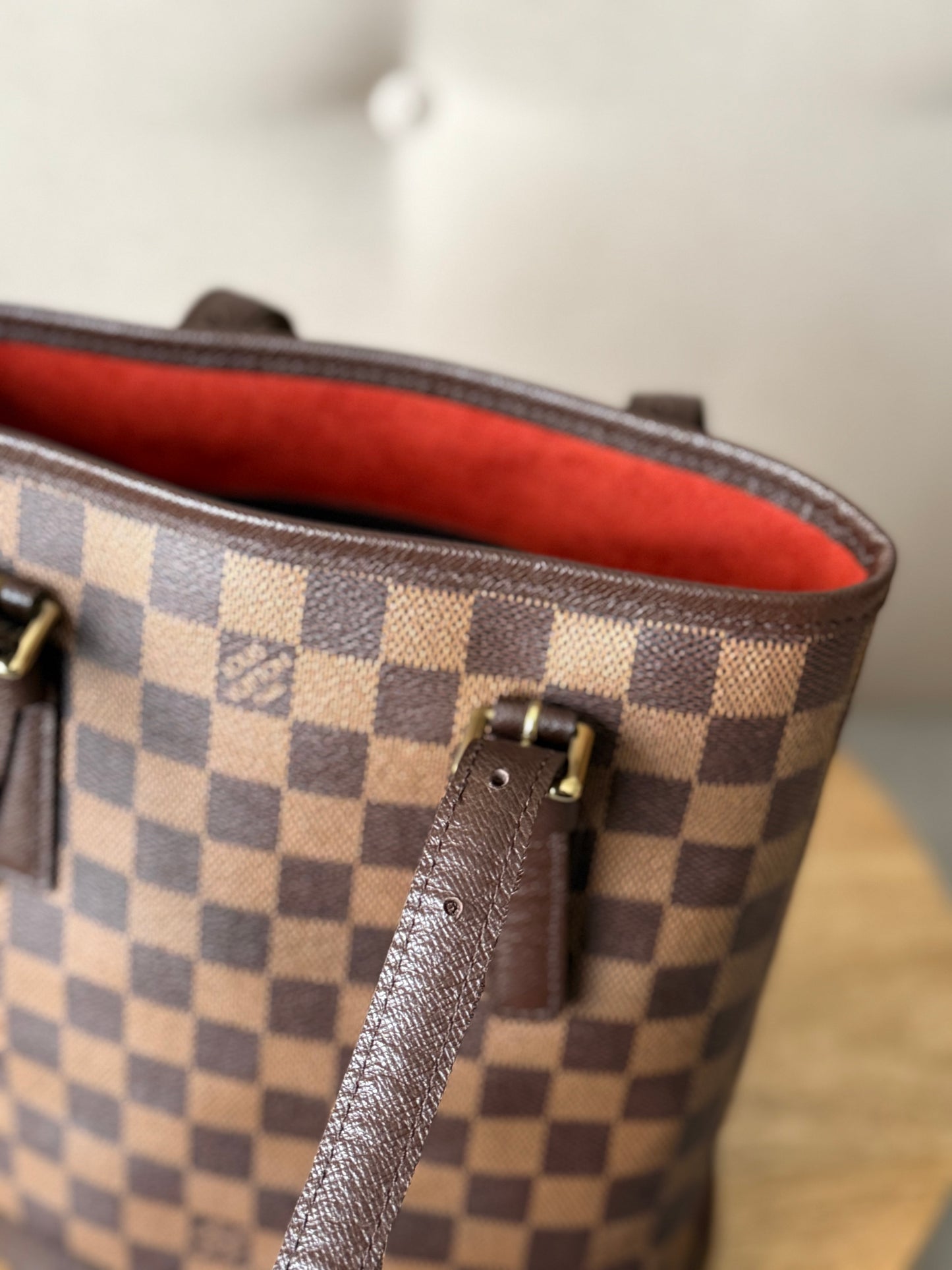 LV Bucket PM Damier Ebene