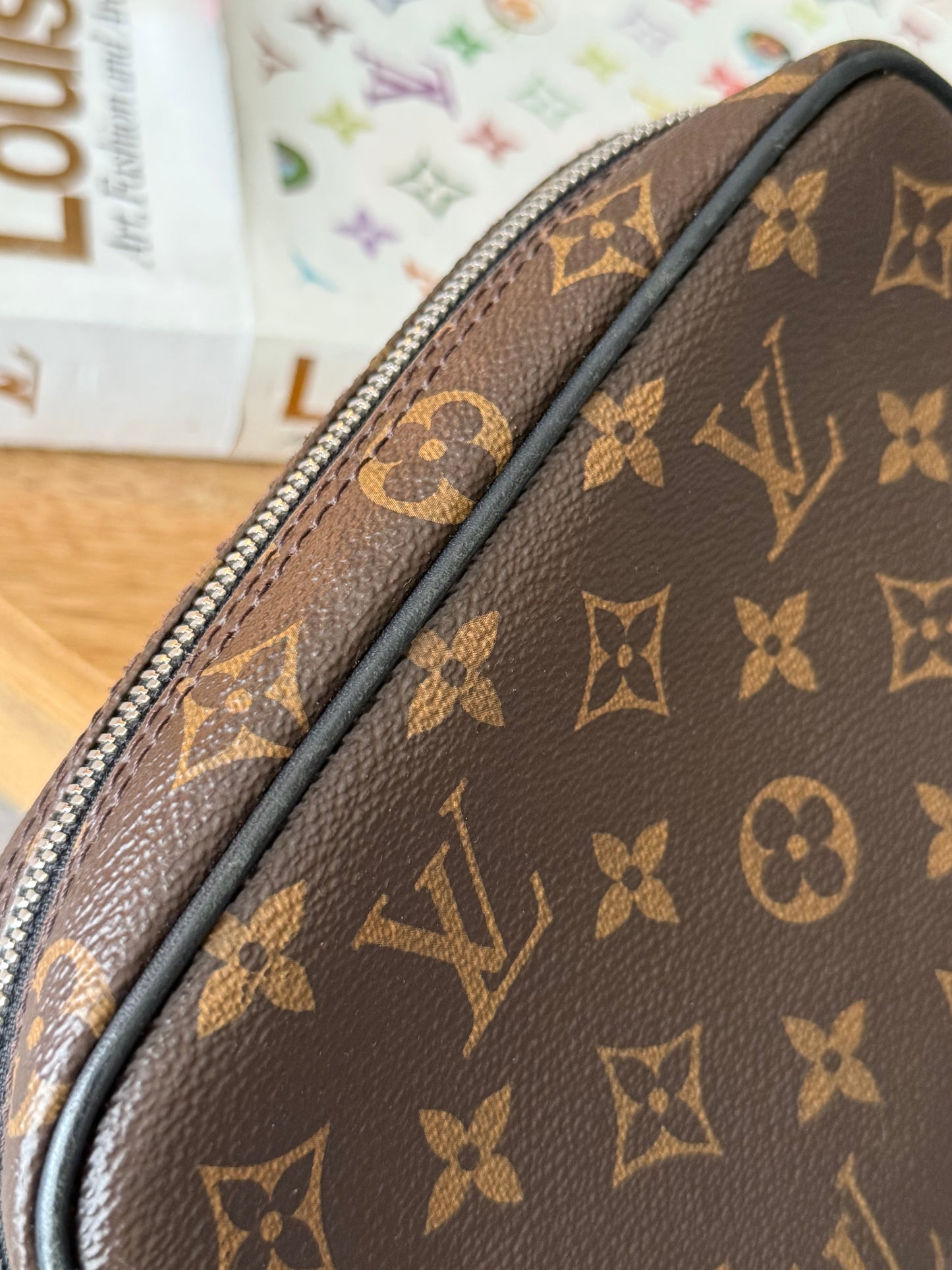 LV Macassar Toilet PM Pouch