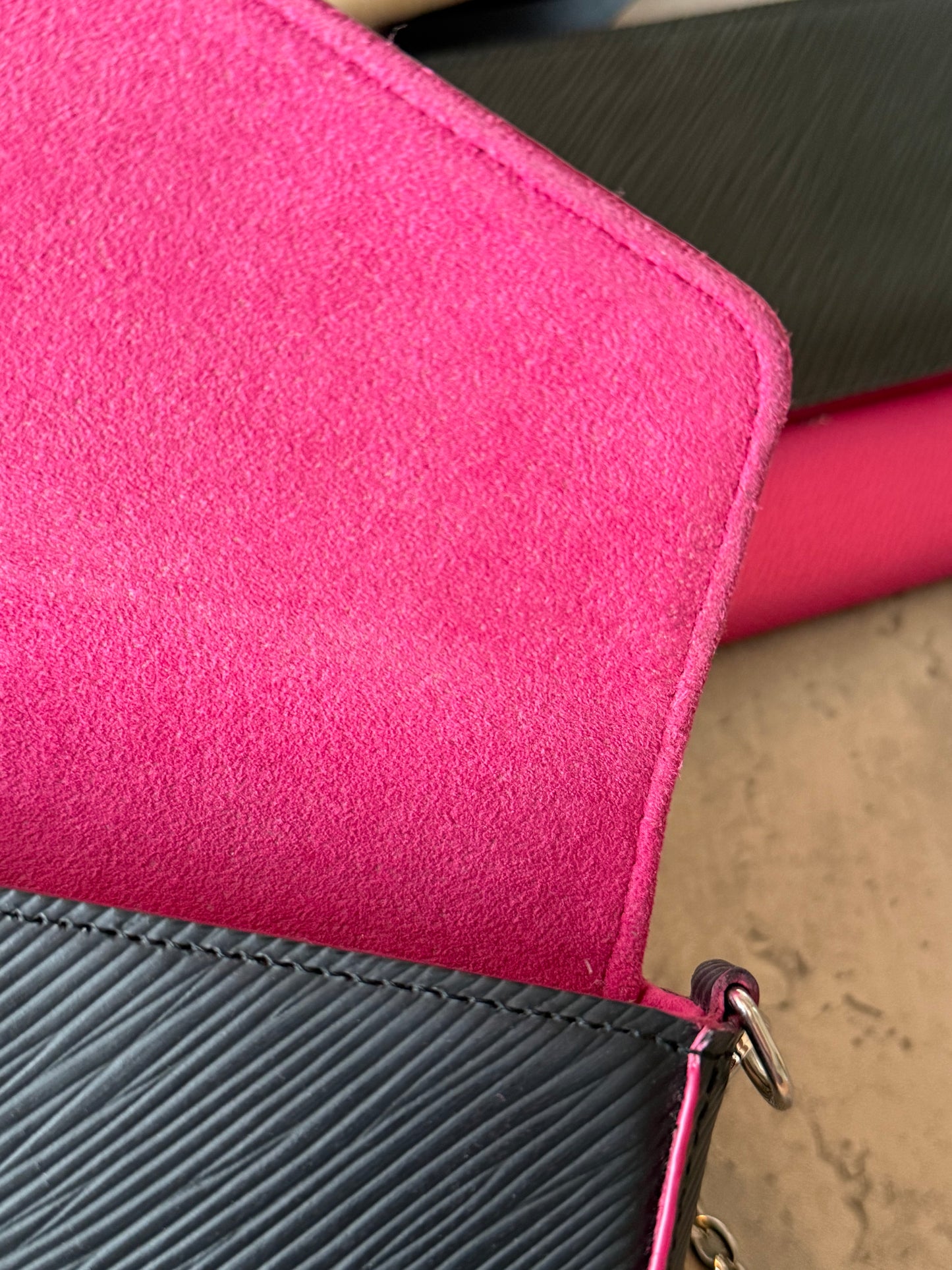 LV Felicie Epi Black & Pink