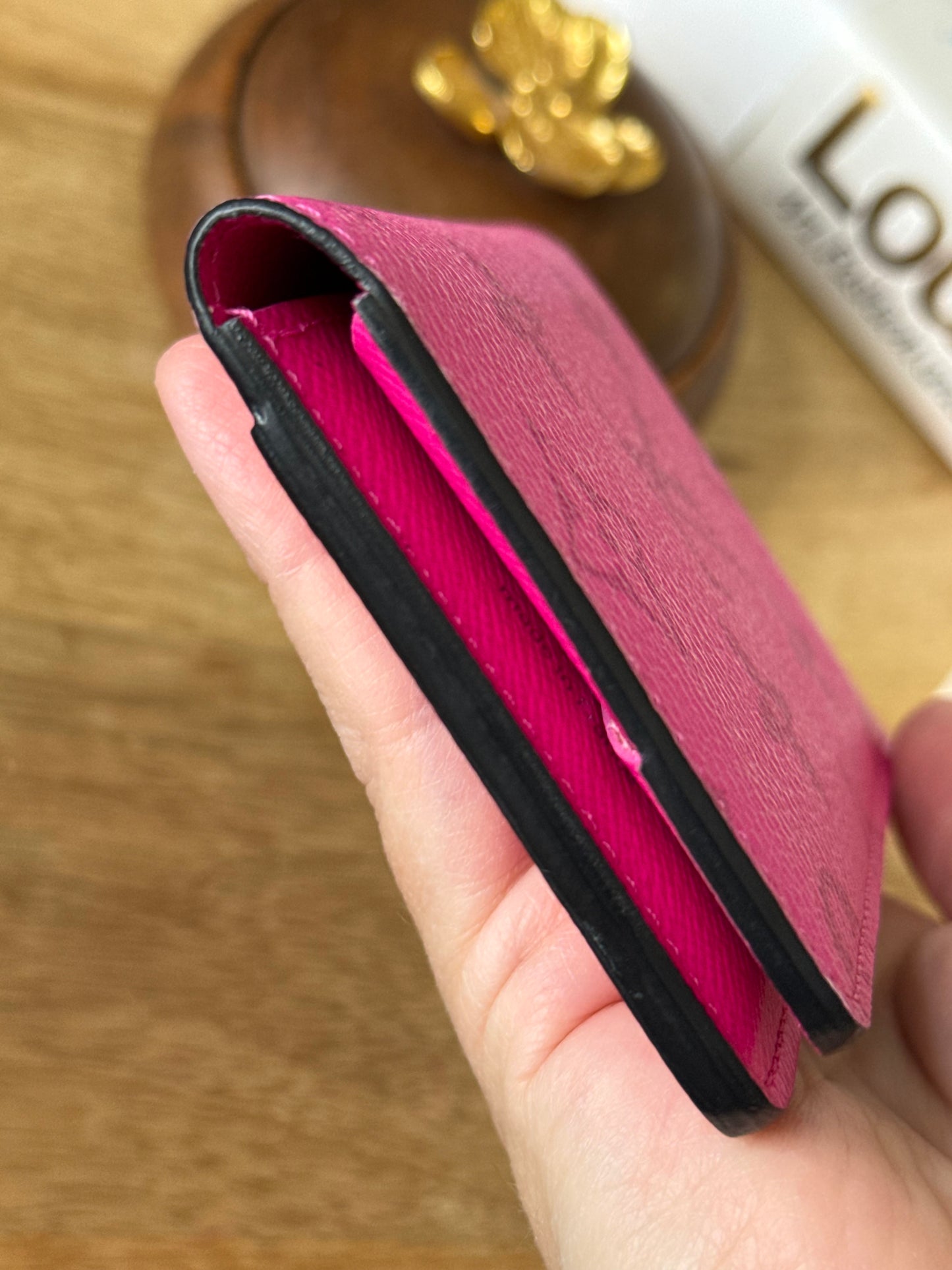 LV Taigarama Fuchsia Pocket Organizer