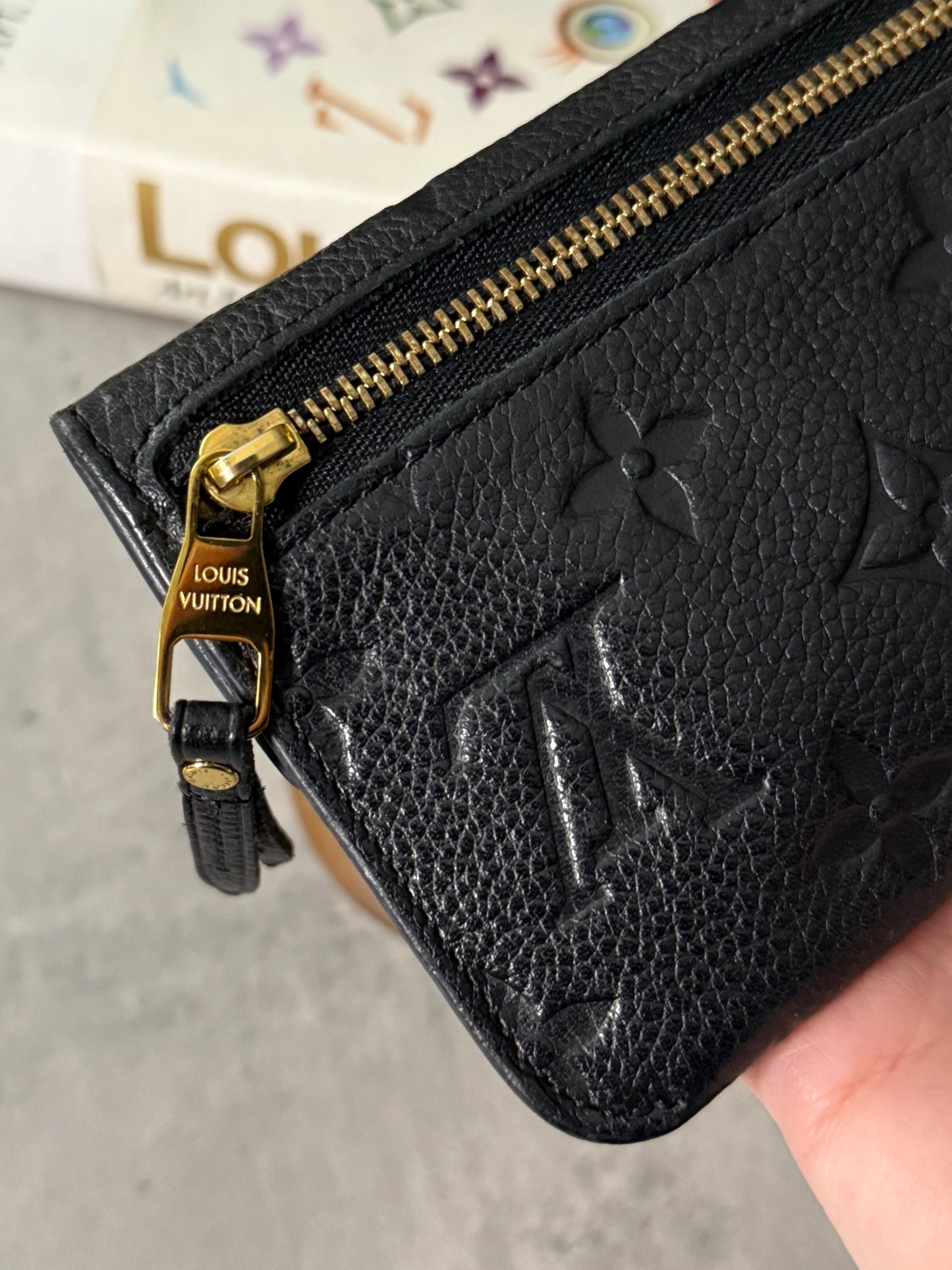 LV Empreinte Noir Key Pouch
