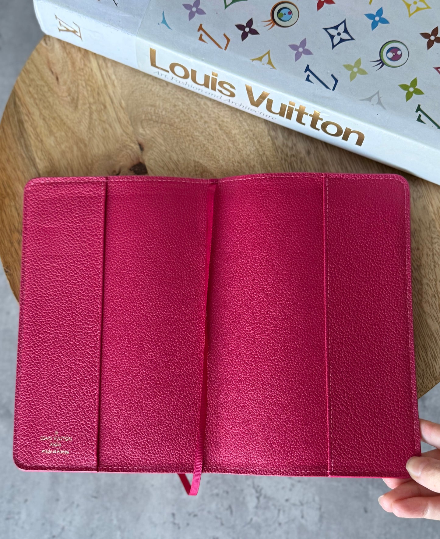 Clemence Notebook Cover Fuchsia