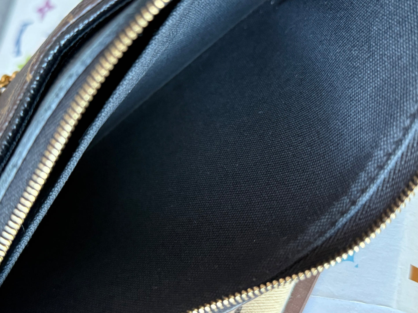 LV Pallas clutch crossbody noir