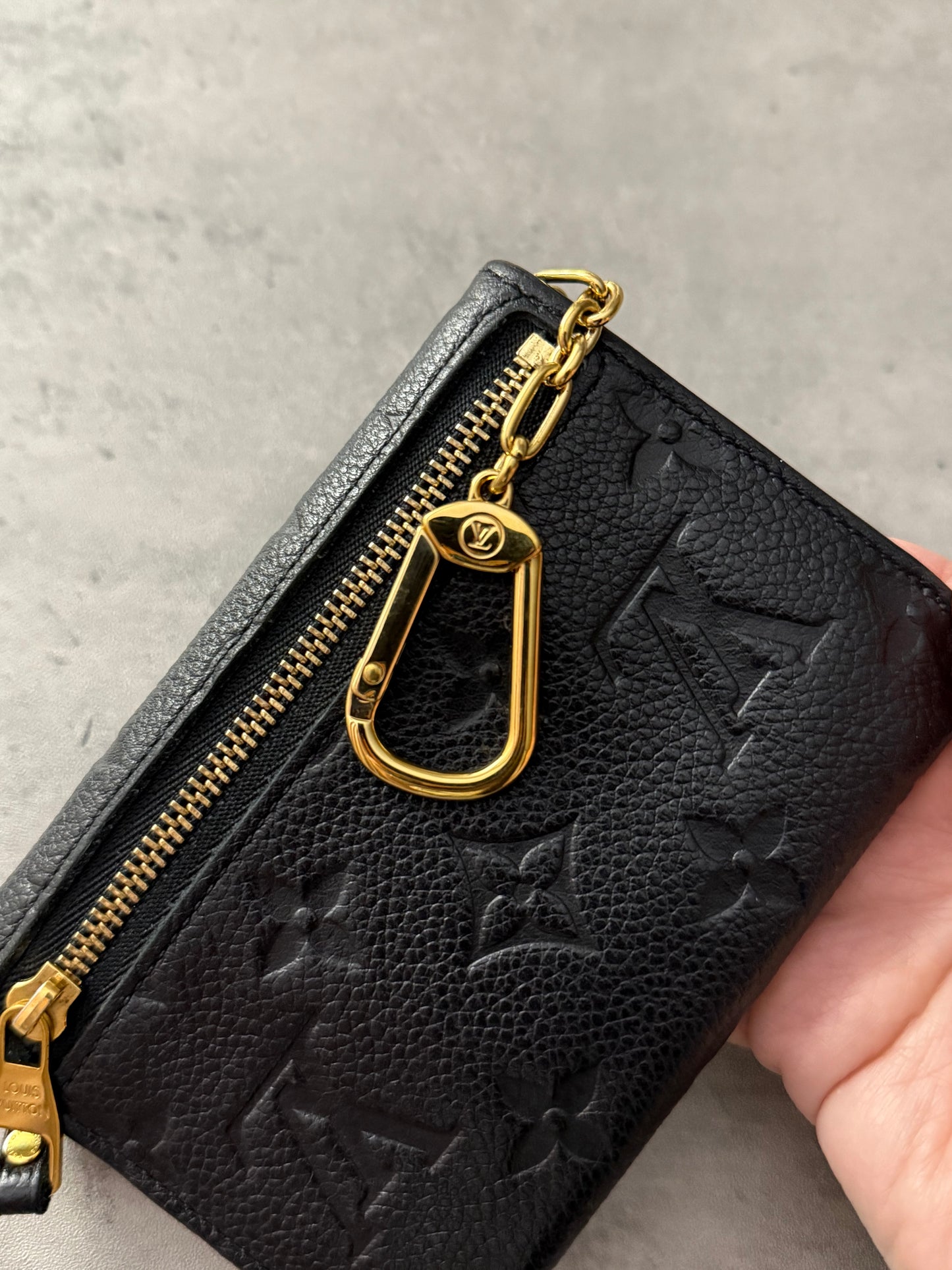 LV Empreinte Noir Key Pouch