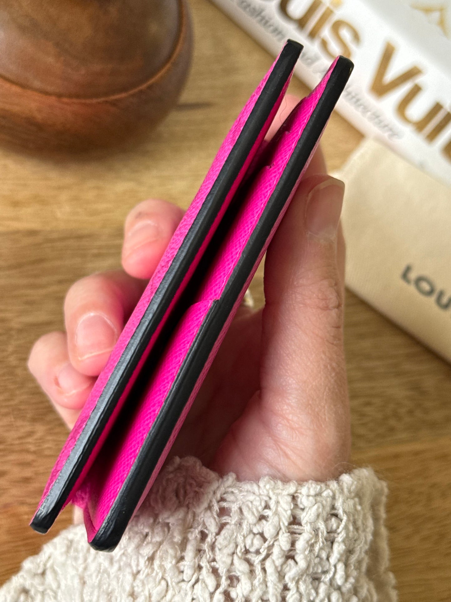 LV Taigarama Fuchsia Pocket Organizer