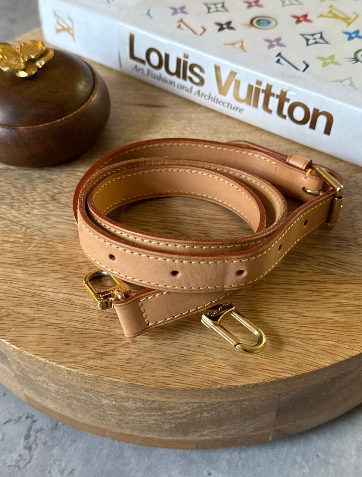 LV Bandouliere Vachetta Strap